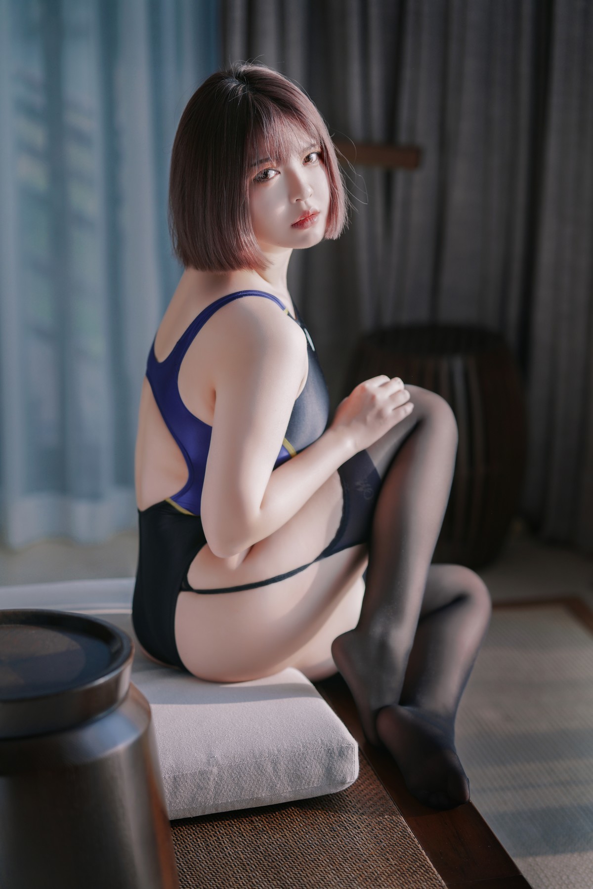 Cosplay半半子競泳水着を着た彼女限时福利