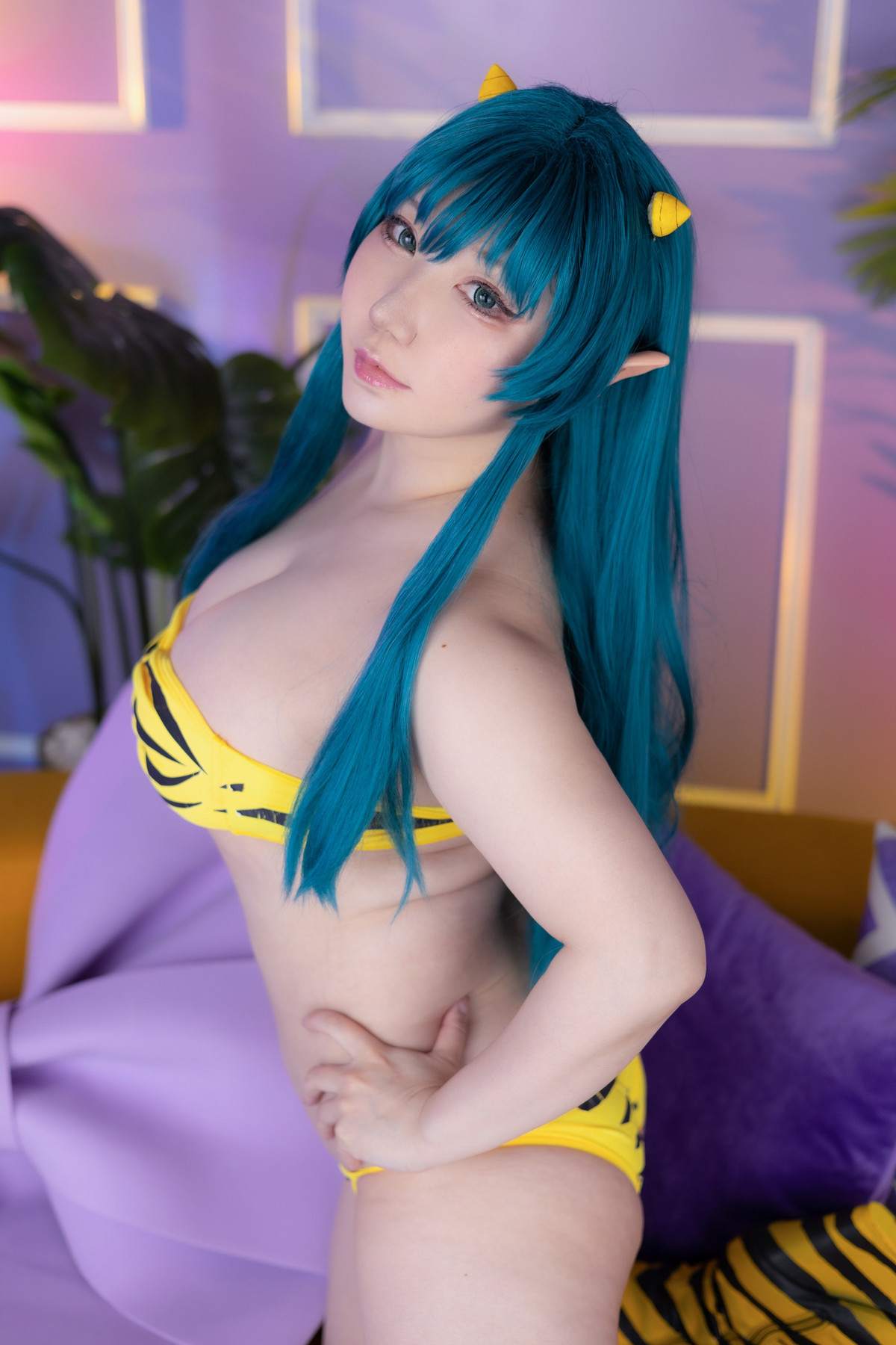CosplaySAKUサクLumラムうる星やつらSet01收藏必备