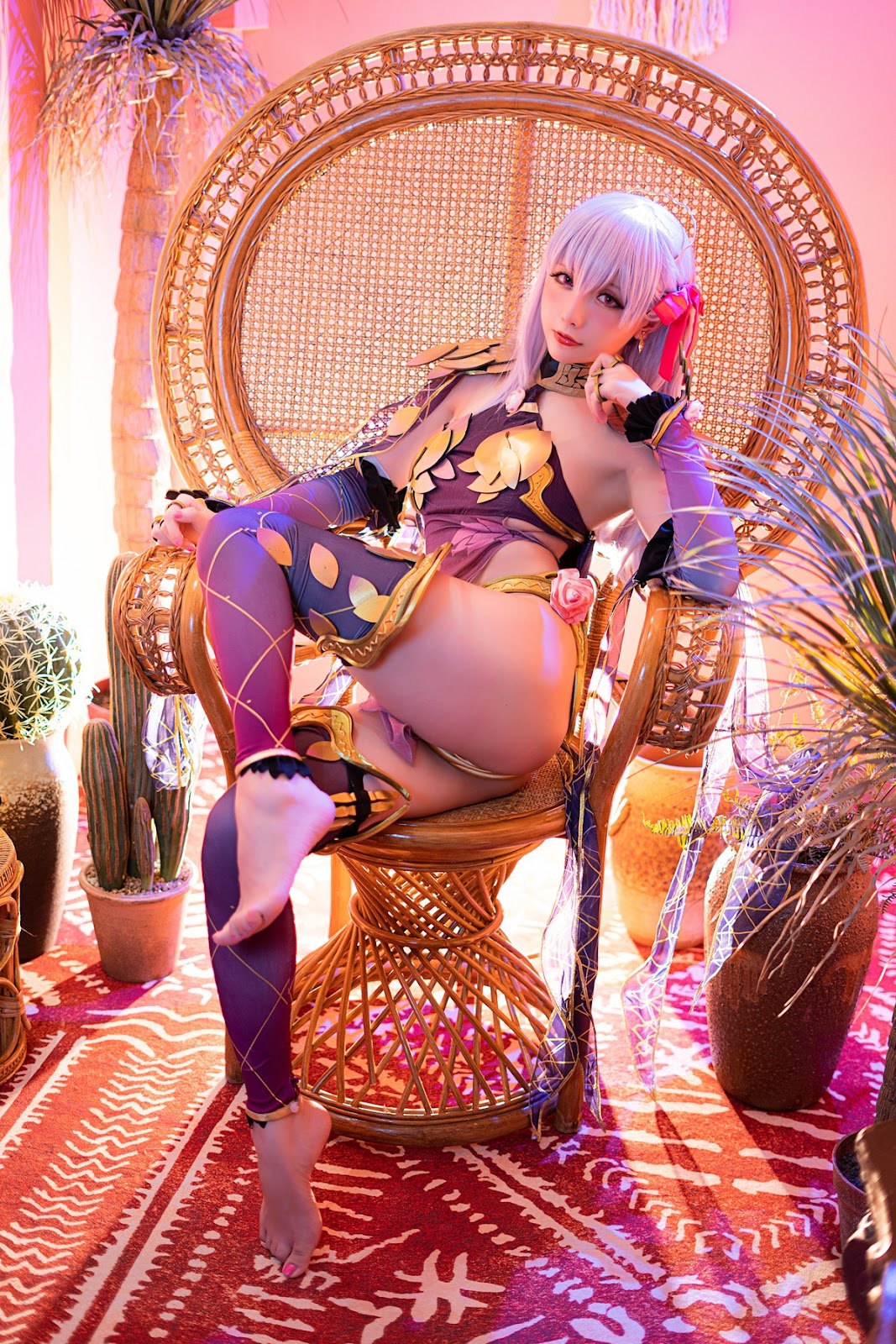Cosplay星之迟迟Hoshilily秘密花园伽摩写真大全