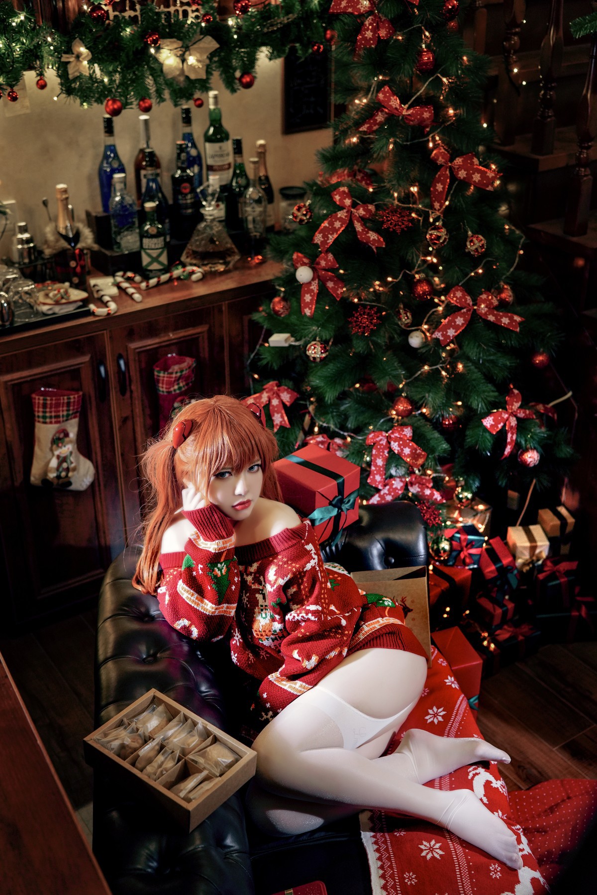 Cosplay半半子式波ASUKAChristmas首发资源