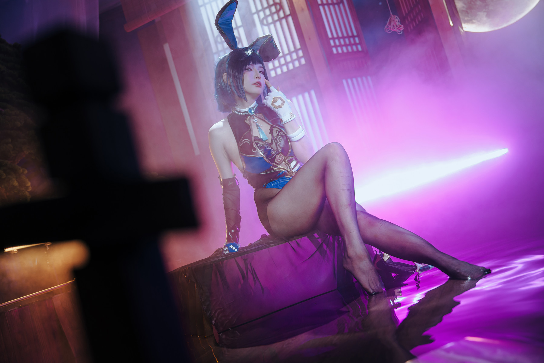 Cosplay夏小秋秋秋夜兰兔女郎Set02限时福利