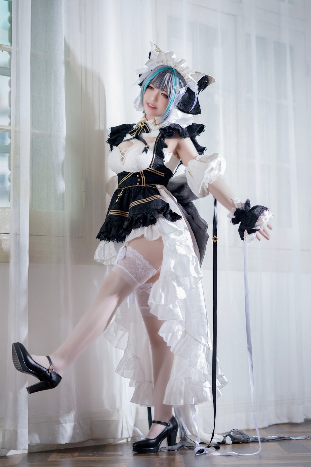 Cosplay半半子柴郡稀有资源
