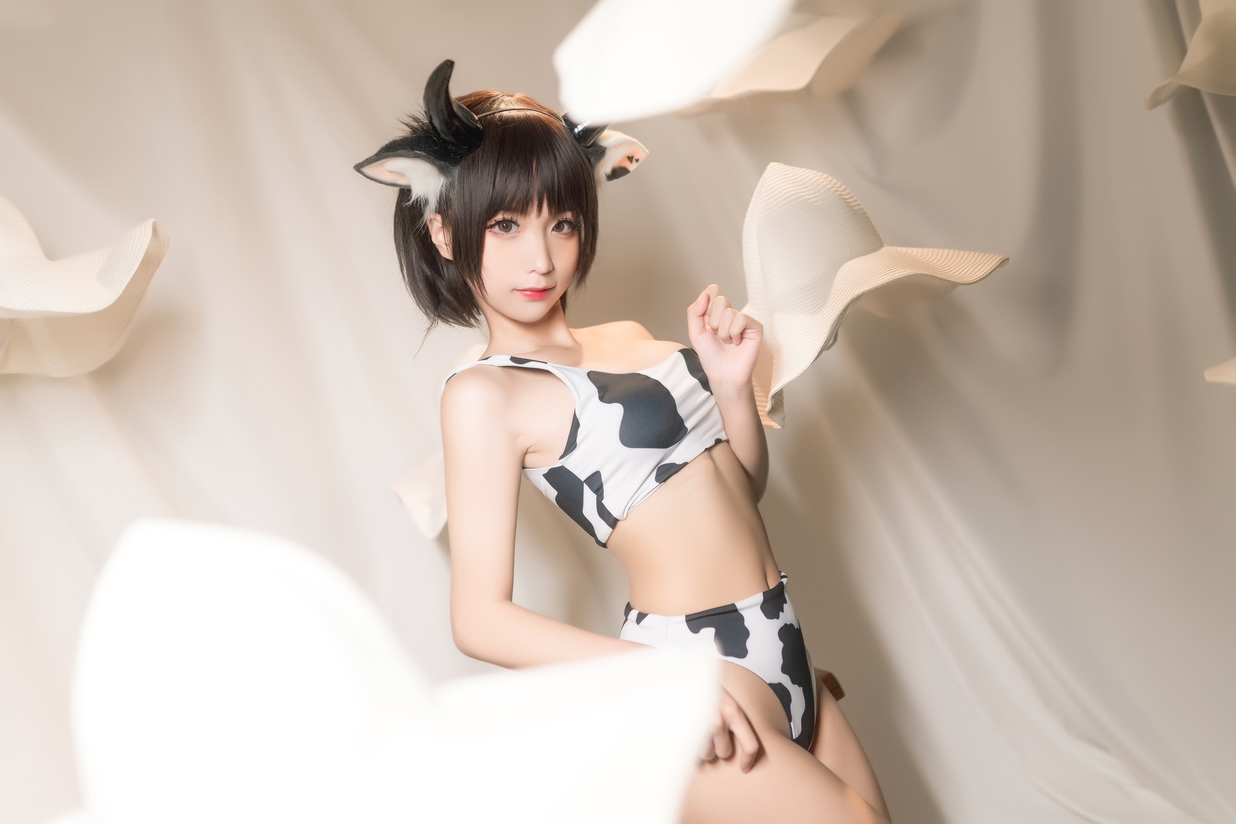 Cosplay蠢沫沫Chunmomo花花牛爆款写真