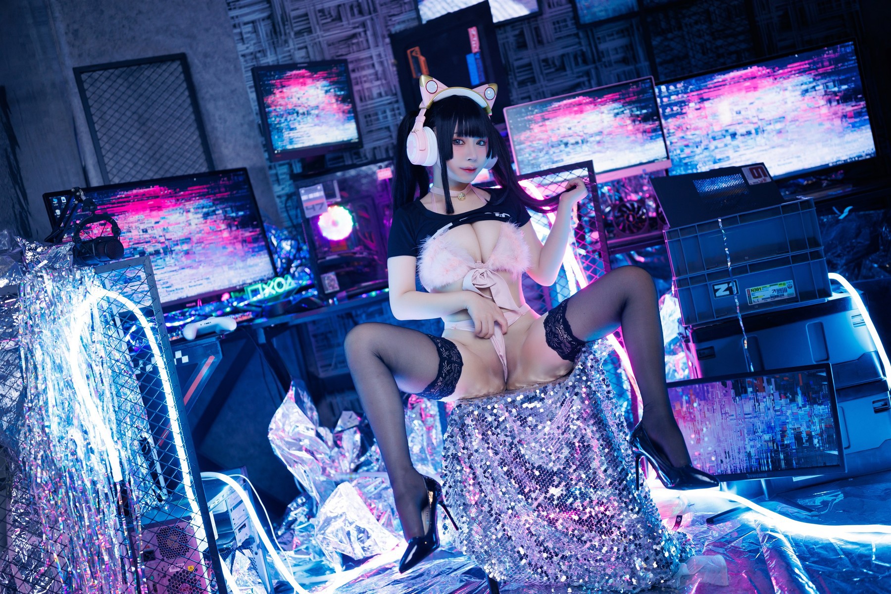 Cosplay胡桃猫Kurumineko电竞甜心Set01在线欣赏