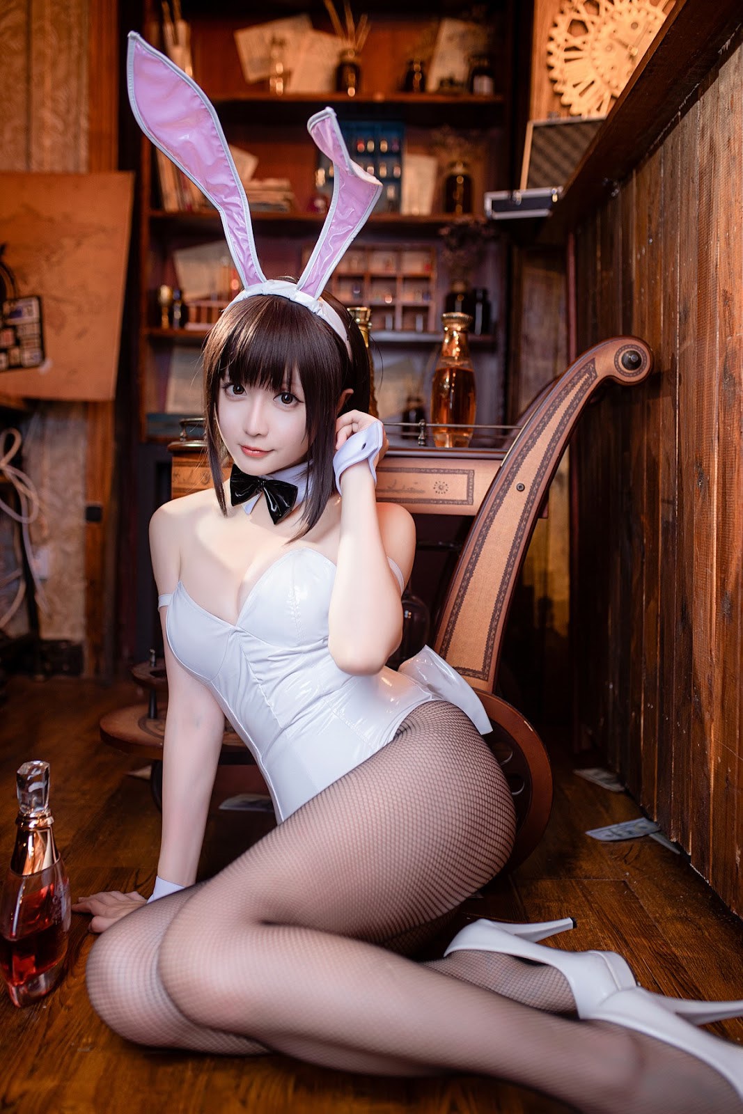 Cosplay星之迟迟Hoshilily加藤惠兔女郎免费福利