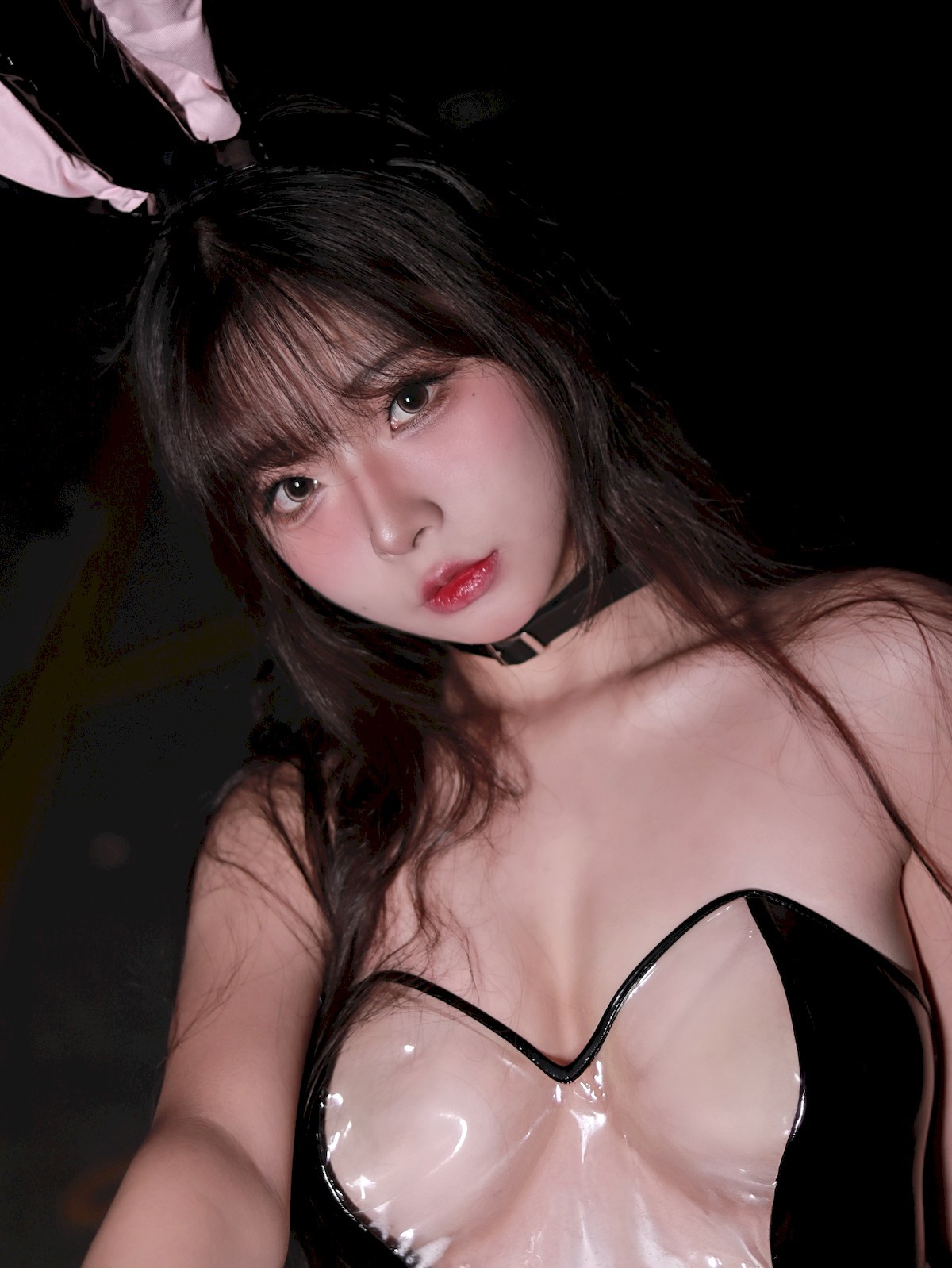 CosplayYuuhui玉汇雨中透明兔女郎稀有资源