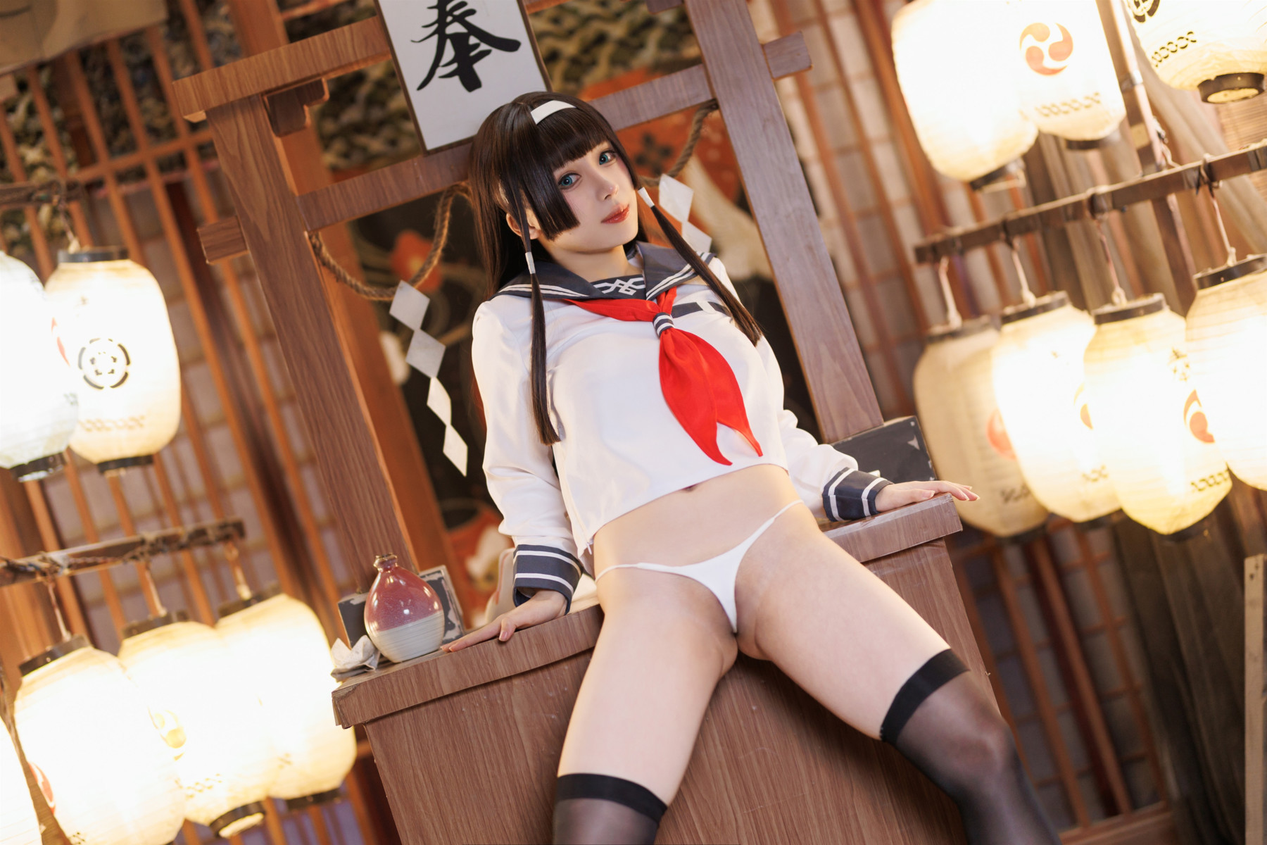Cosplay胡桃猫Kurumineko美少女万华镜理与迷宫的少女Set02完整合集