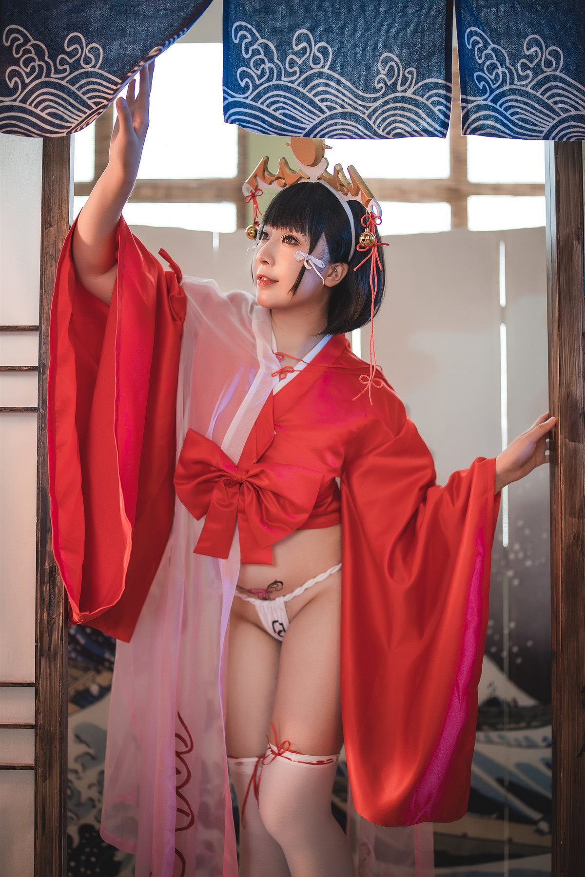Cosplay小容仔咕咕咕黑兽巫女辉夜作品集