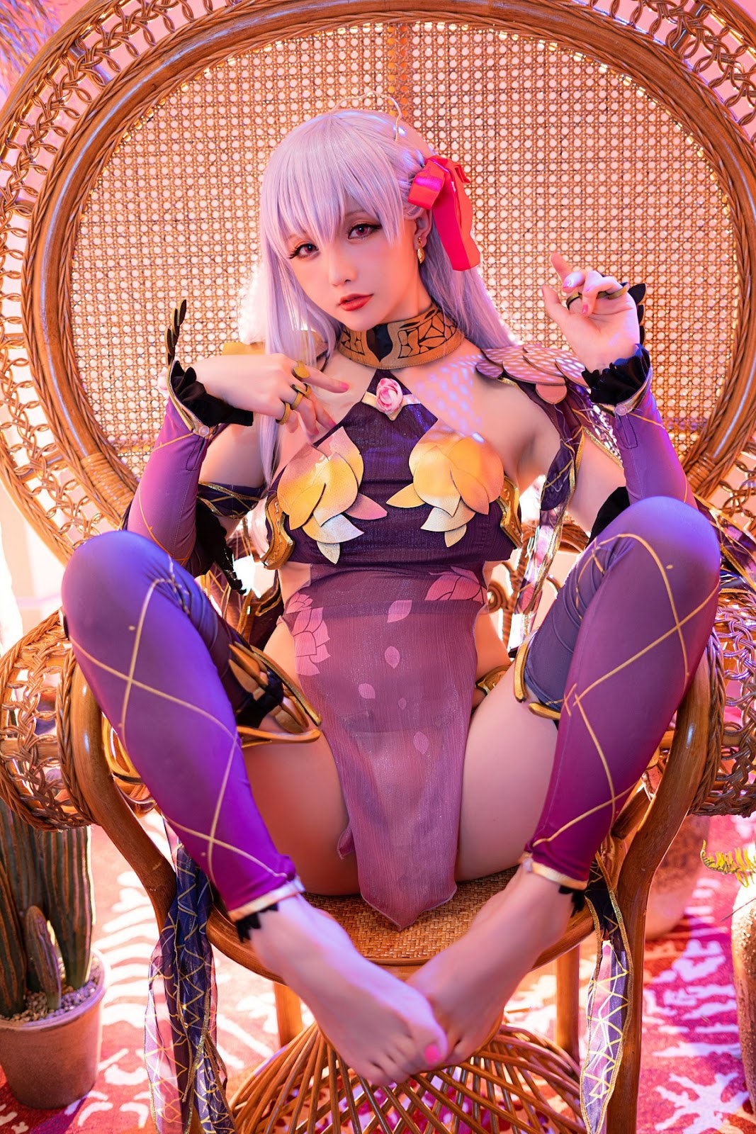 Cosplay星之迟迟Hoshilily秘密花园伽摩写真大全