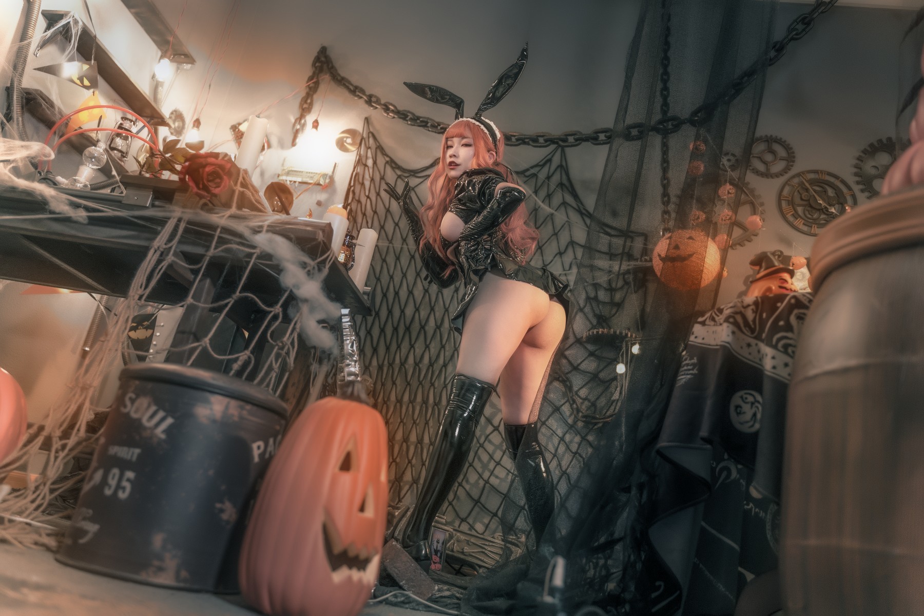 Cosplay奇行家狗崽漆皮兔女仆热门合集