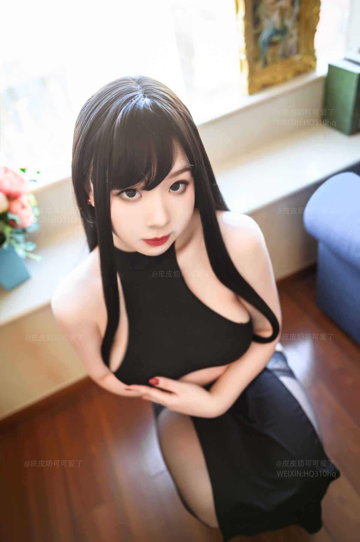 Cosplay皮皮奶可可爱了啦黑丝太刀全集