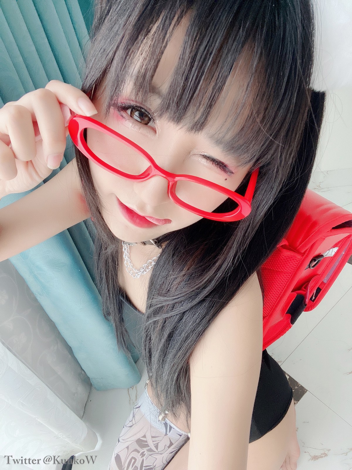 CosplayKuukoWクー子MeganeChan热门写真