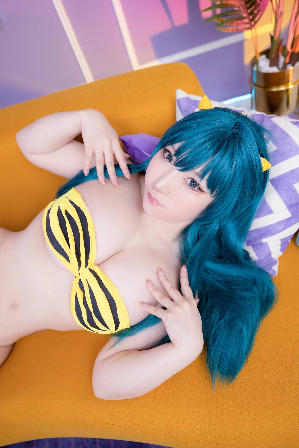 CosplaySAKUサクLumラムうる星やつらSet01收藏必备