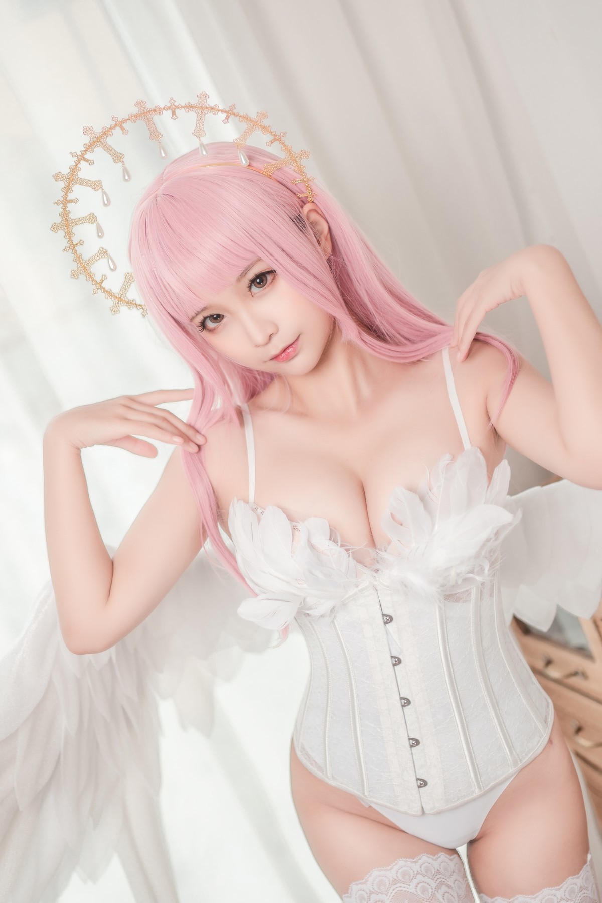 Cosplay蠢沫沫Chunmomo沫沫真爱版天使本光天使免费资源