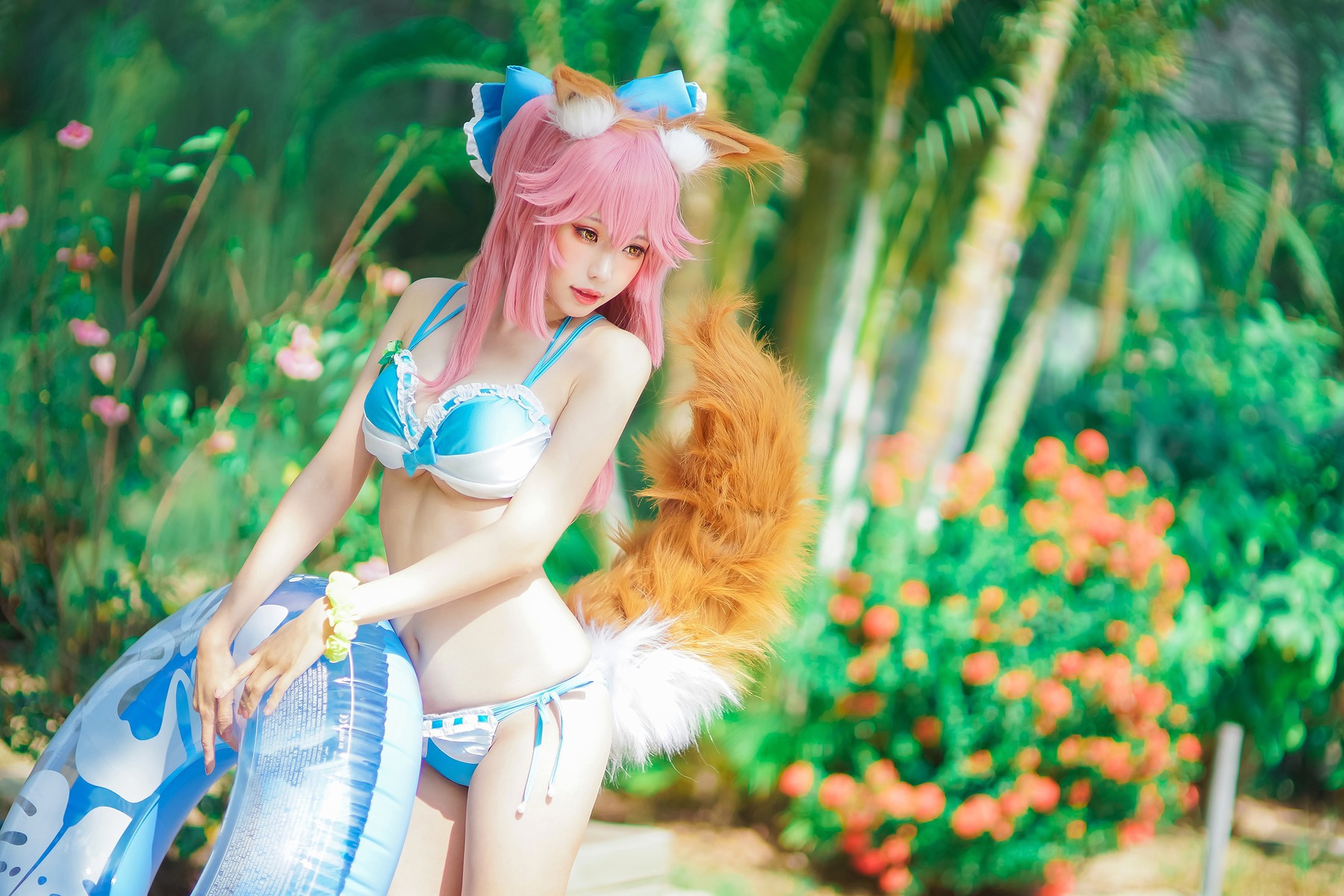 CosplayElyEE子玉藻前泳池写真集