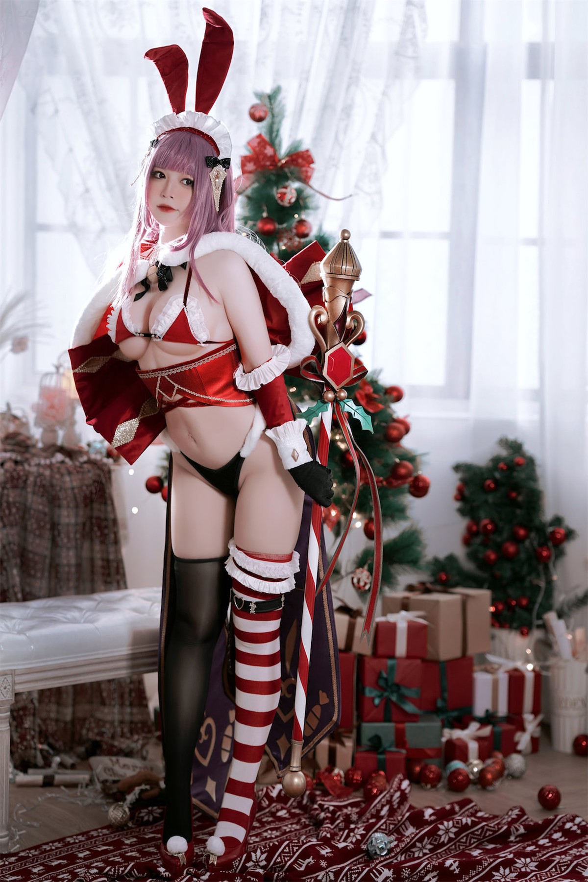 Cosplay半半子ChristmasBunnyAike写真集
