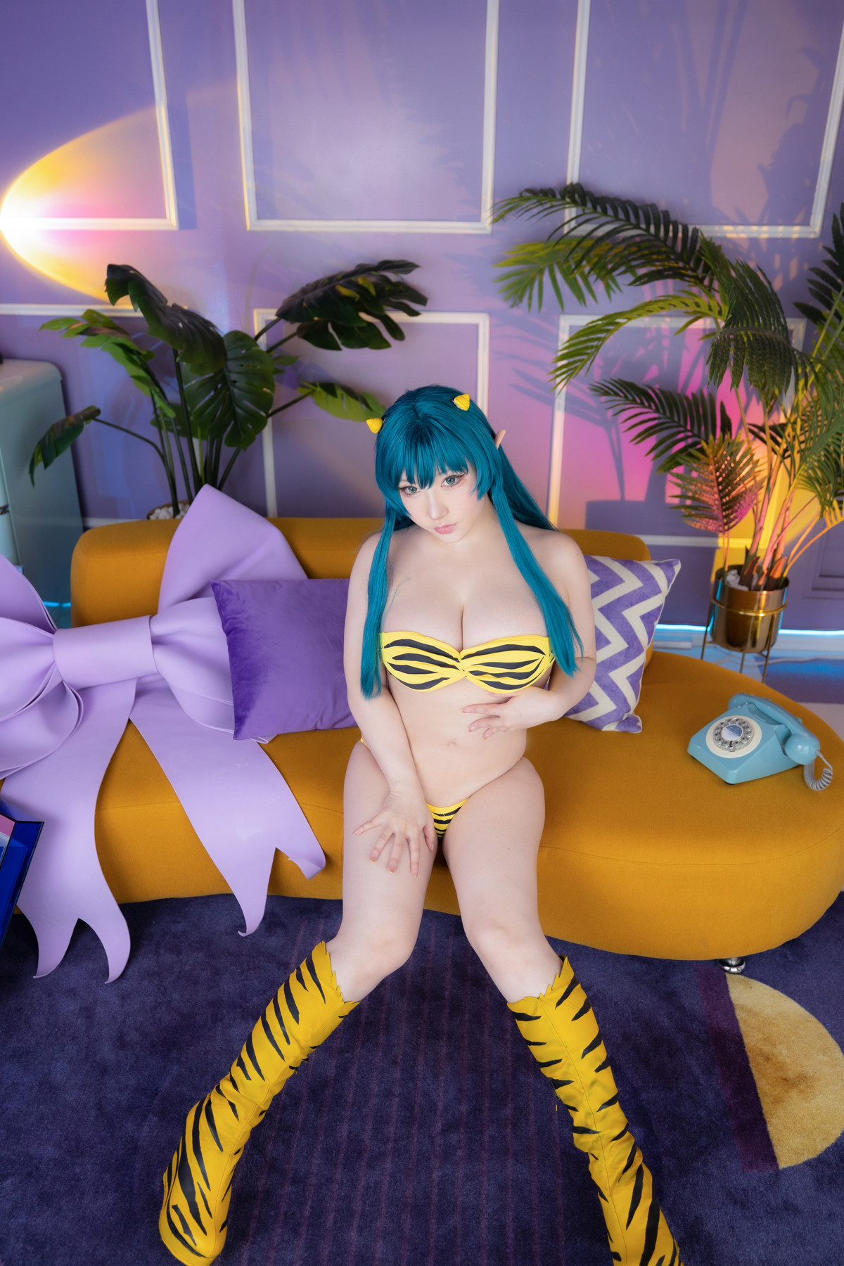 CosplaySAKUサクLumラムうる星やつらSet01收藏必备