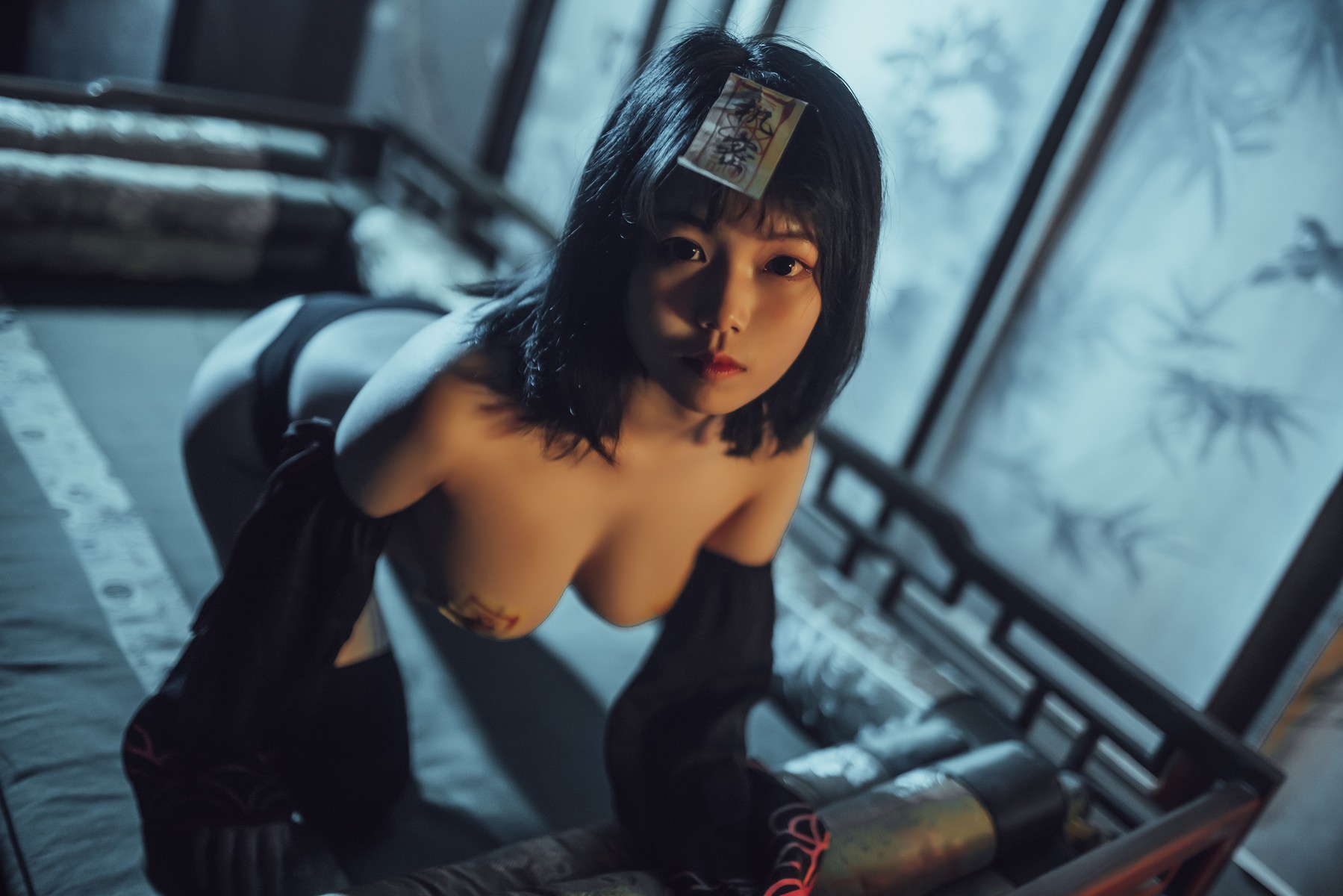 Cosplay七月喵子小僵尸LittleZombie完整版