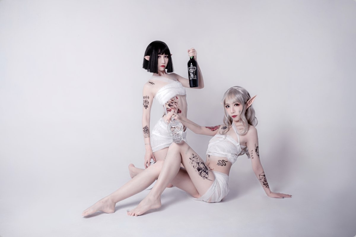 Cos阮邑Fairy绑带和武士41P精修版