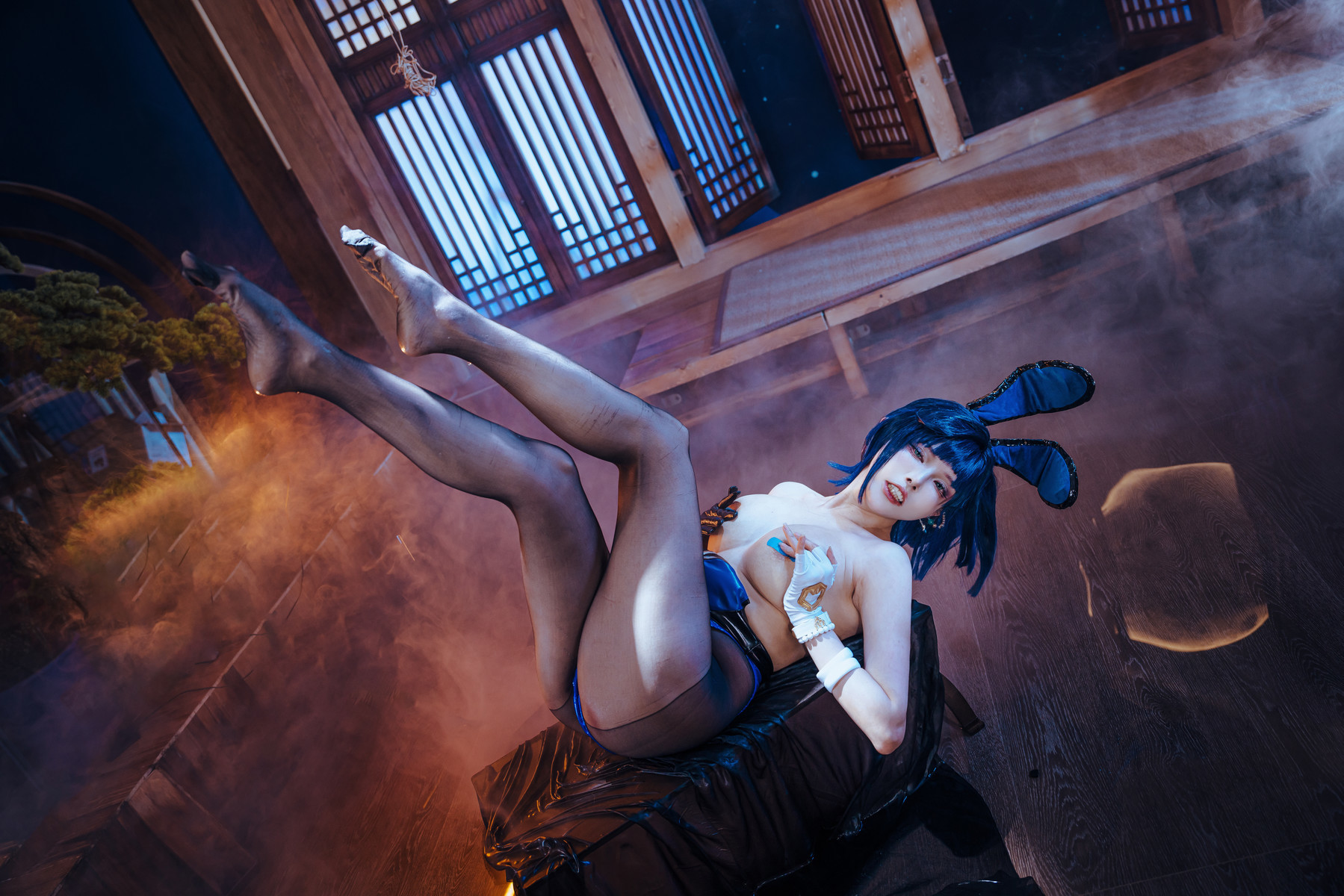 Cosplay夏小秋秋秋夜兰兔女郎Set02限时福利