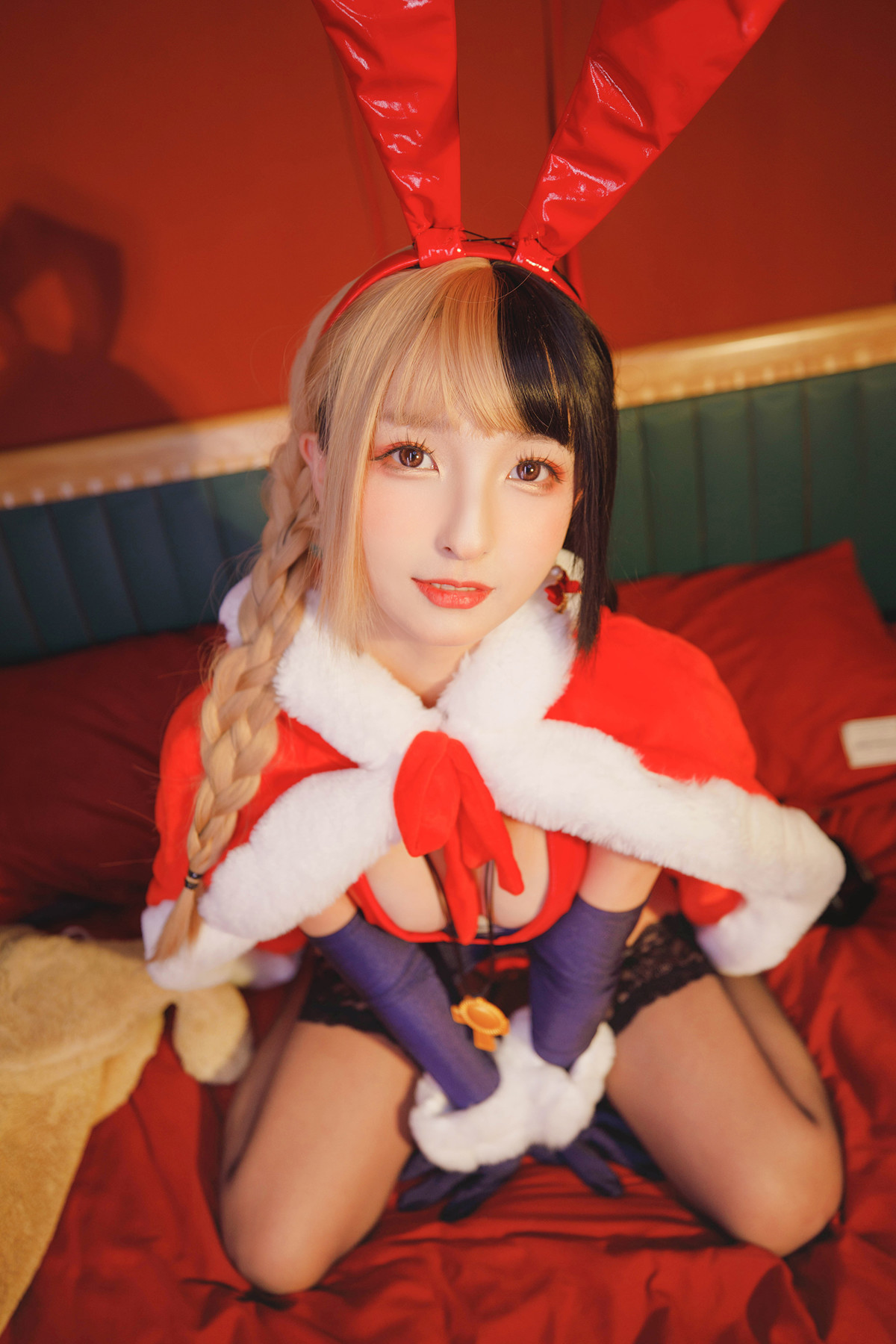 Cosplay神楽坂真冬绝对企画圣诞小鹿鹿の恩返しSet02写真大全