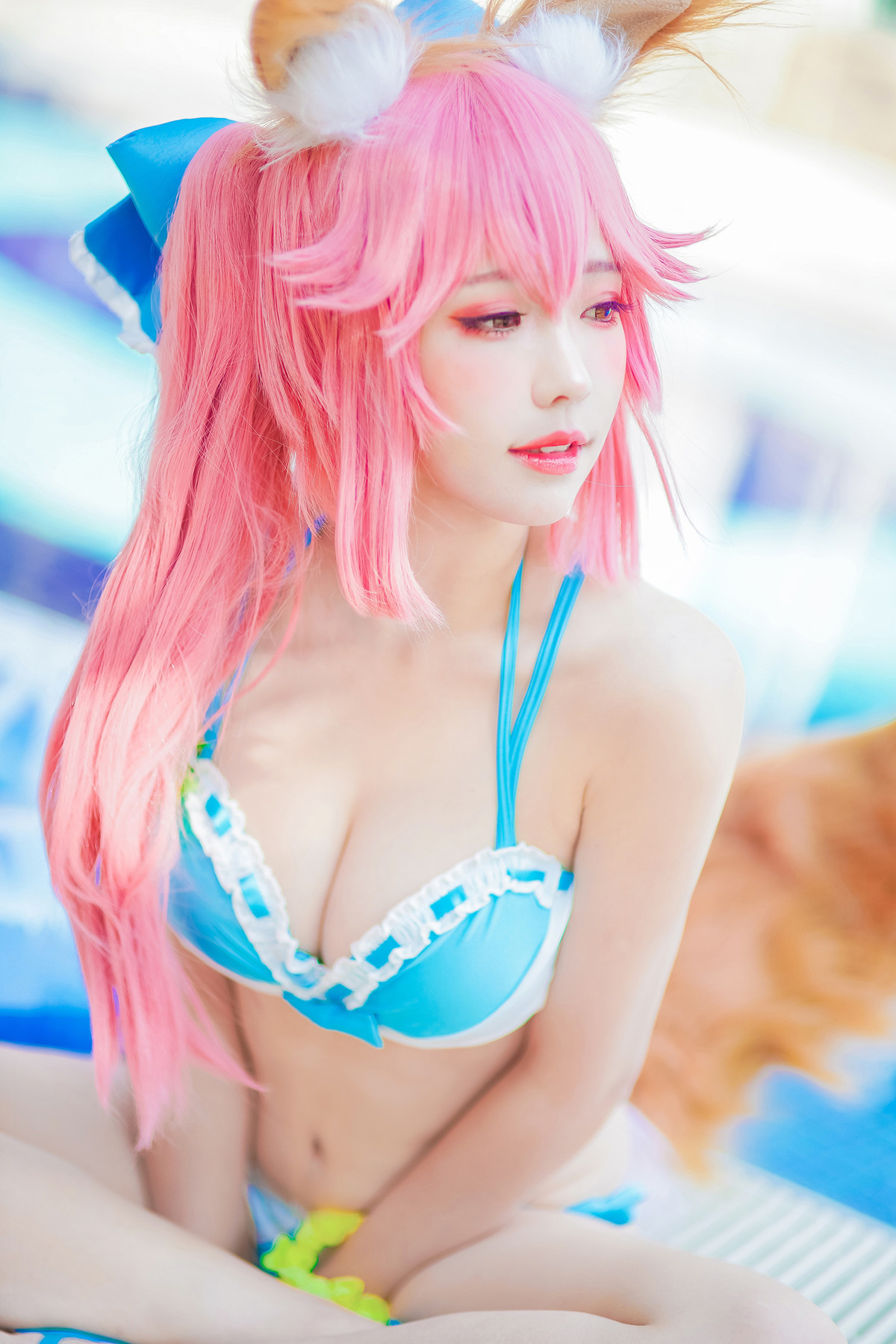 CosplayElyEE子玉藻前泳池写真集