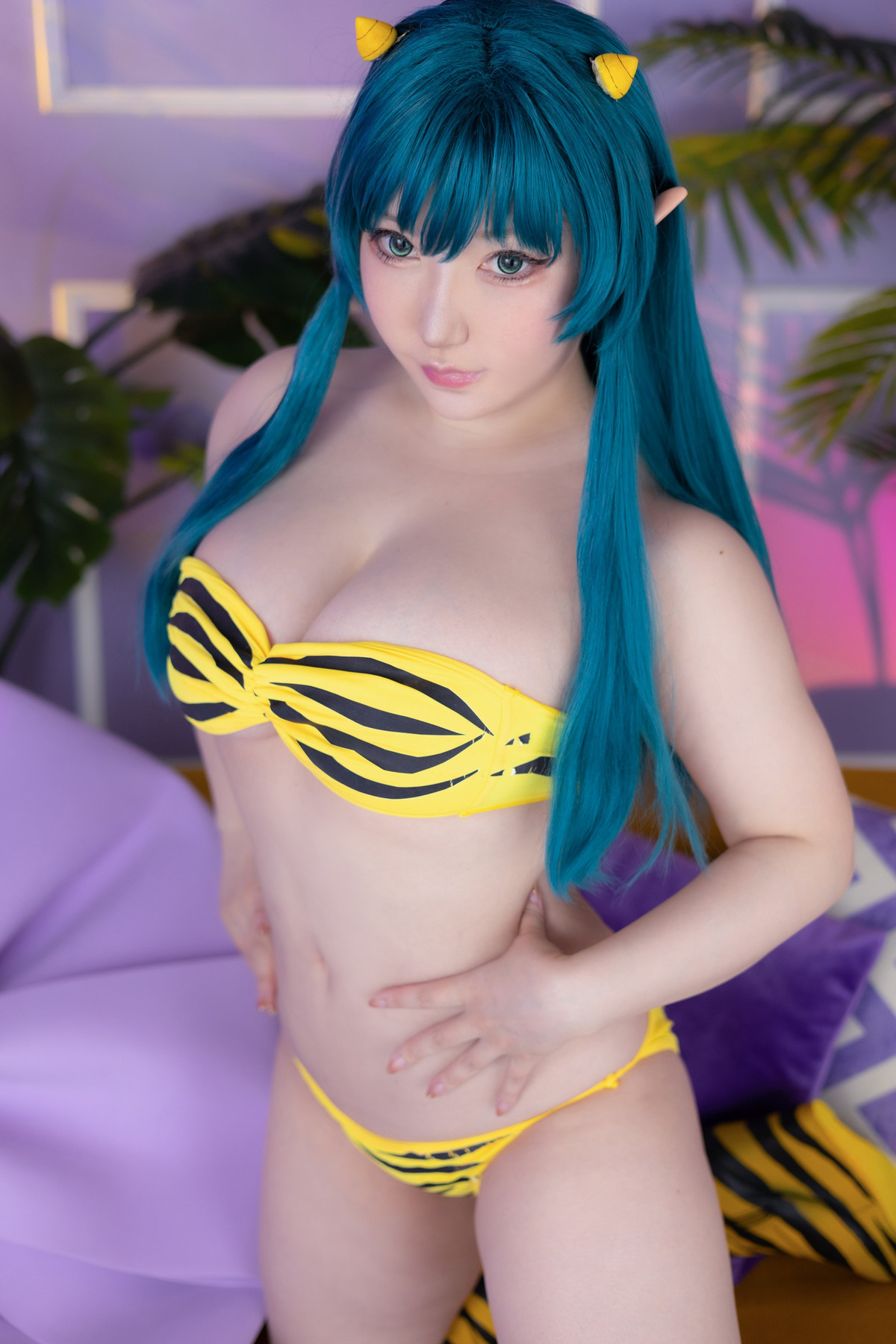 CosplaySAKUサクLumラムうる星やつらSet01收藏必备