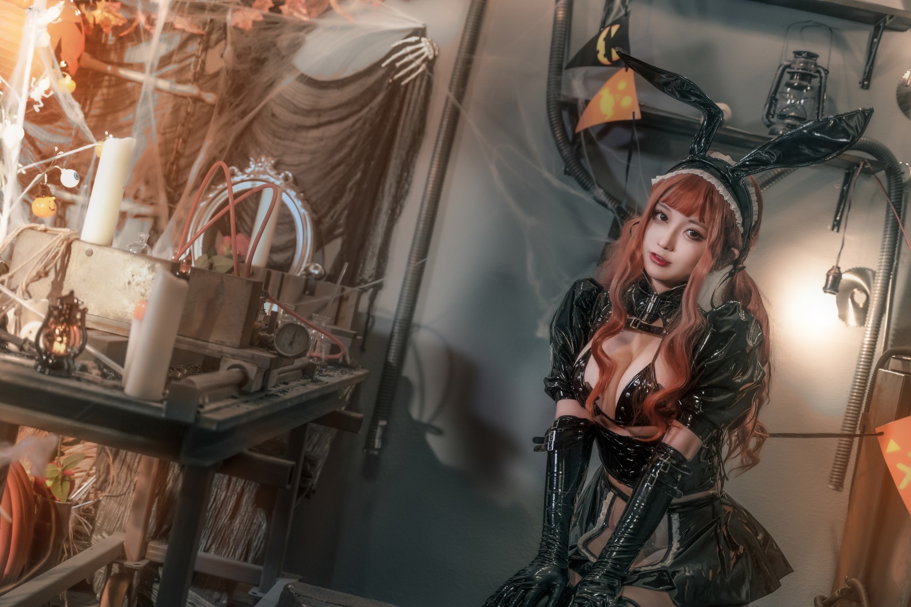 Cosplay奇行家狗崽漆皮兔女仆热门合集