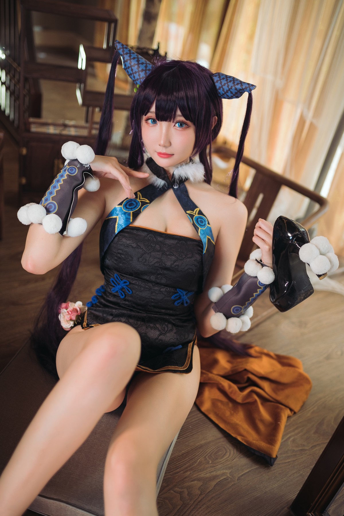 Cosplay瓜希酱杨贵妃套图