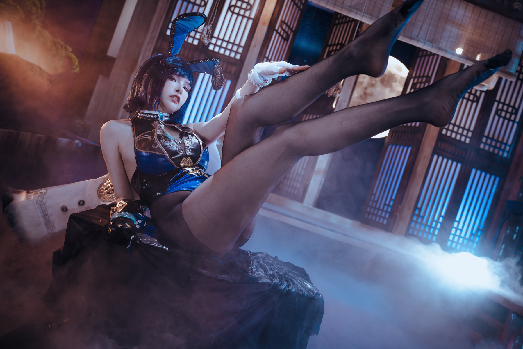 Cosplay夏小秋秋秋夜兰兔女郎Set02限时福利