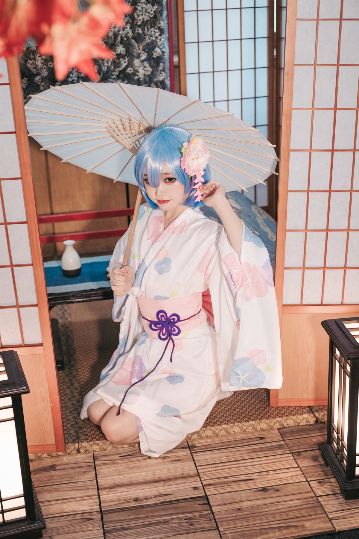 Cosplay神沢永莉蕾姆和风免费体验