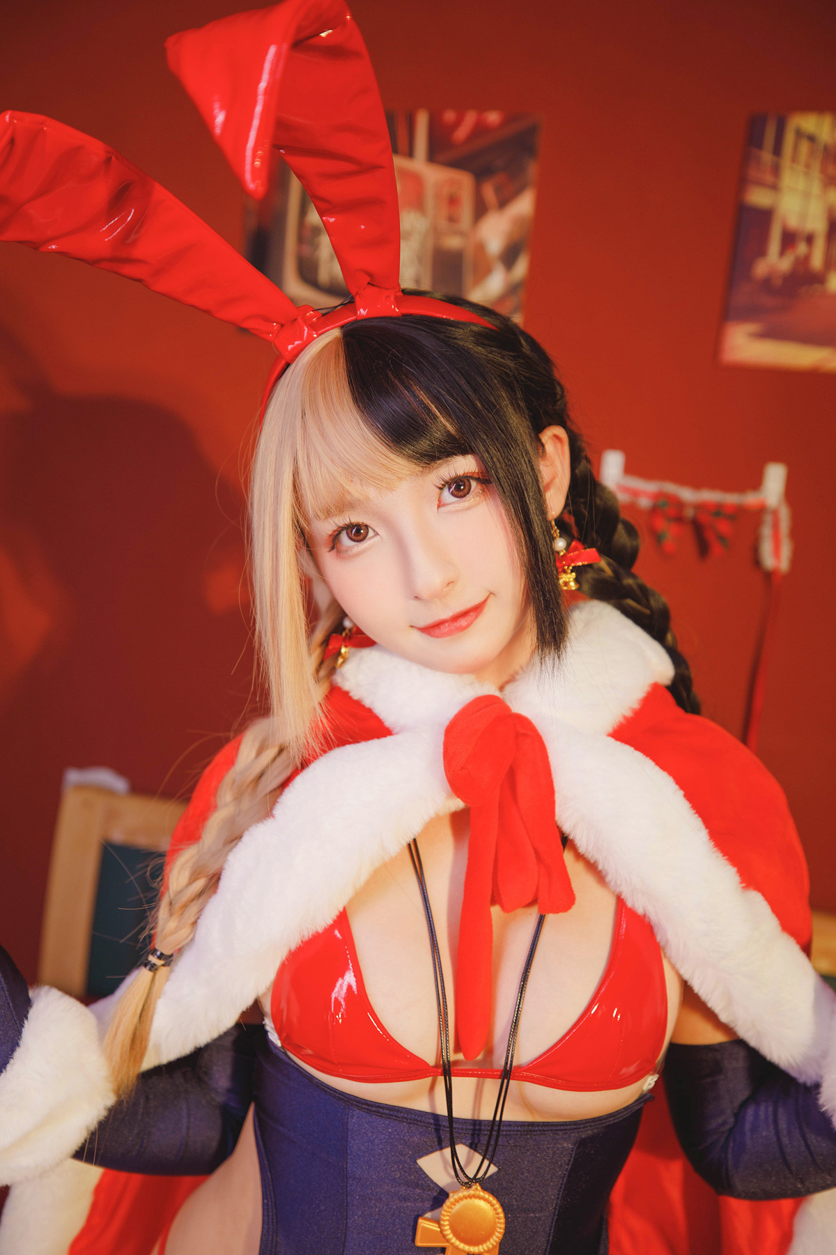 Cosplay神楽坂真冬绝对企画圣诞小鹿鹿の恩返しSet02写真大全