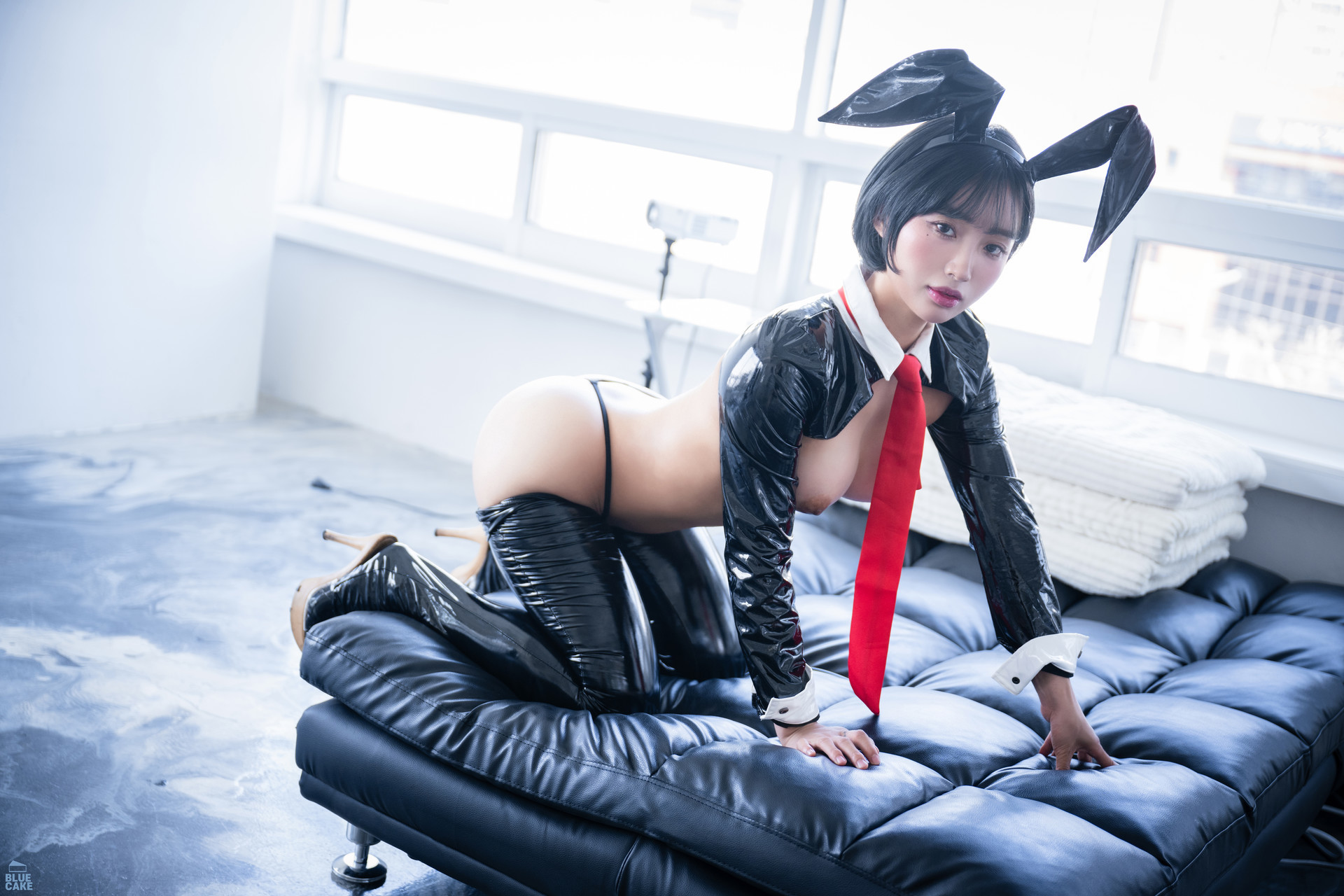 BootyQueenBLUECAKERabbitBlackRED套图