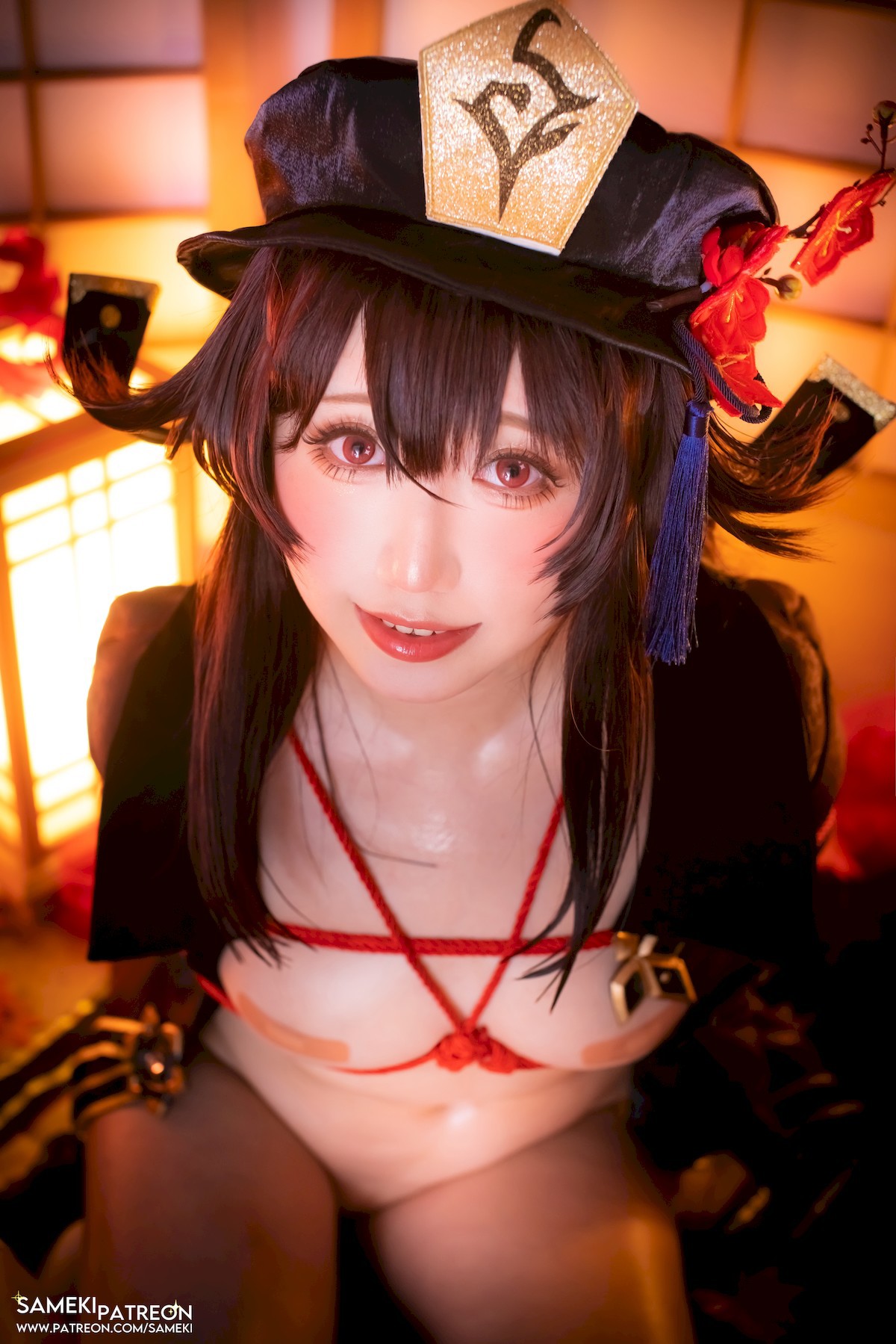 CosplaySAMEKIサメキ原神胡桃爆款写真