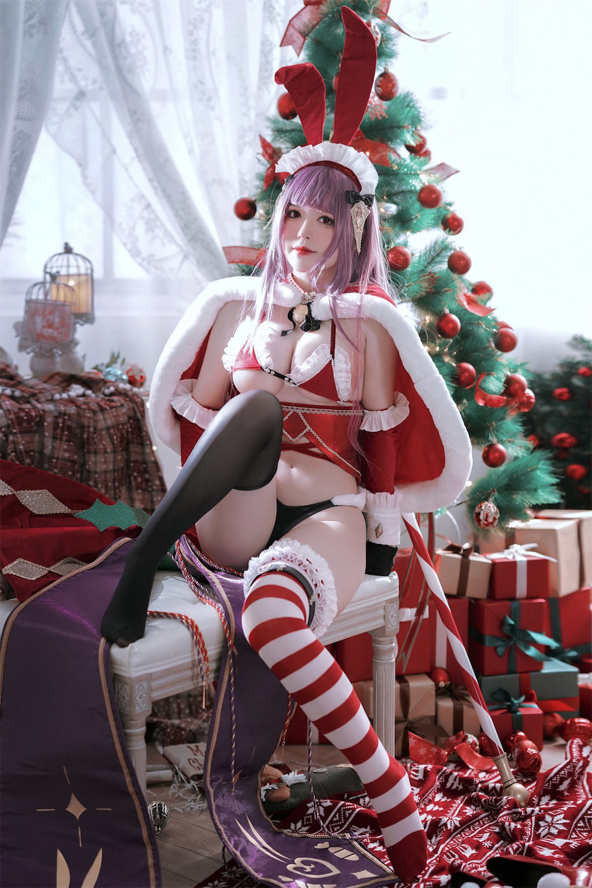 Cosplay半半子ChristmasBunnyAike写真集