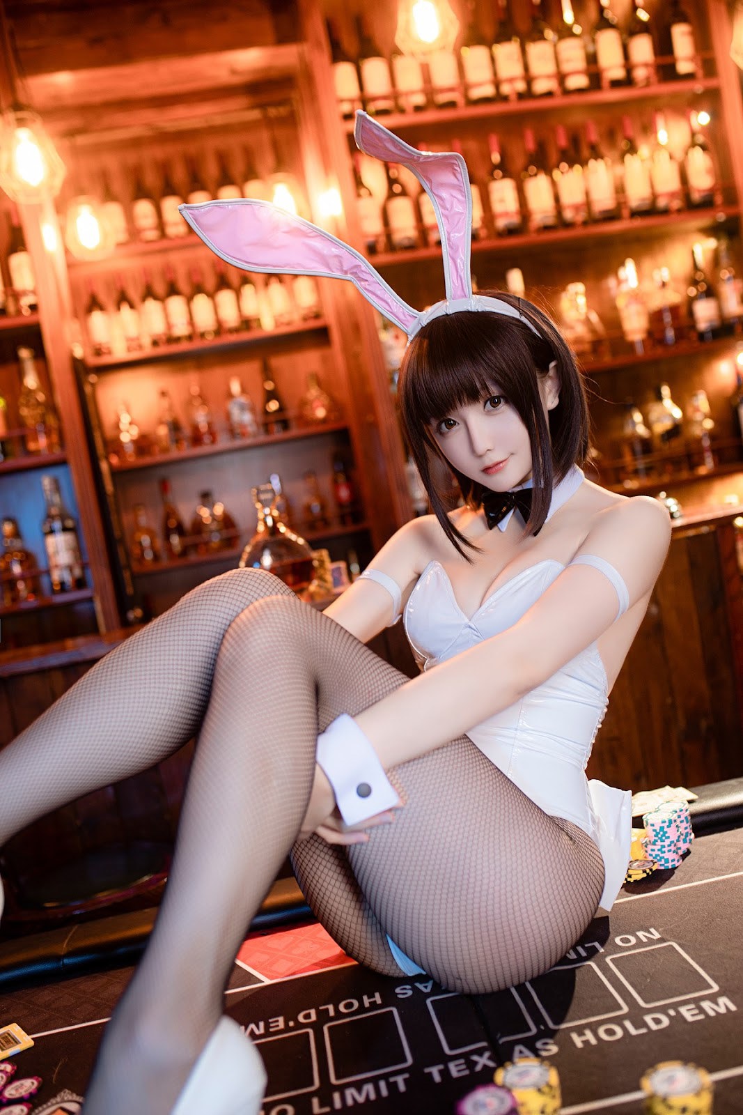 Cosplay星之迟迟Hoshilily加藤惠兔女郎免费福利