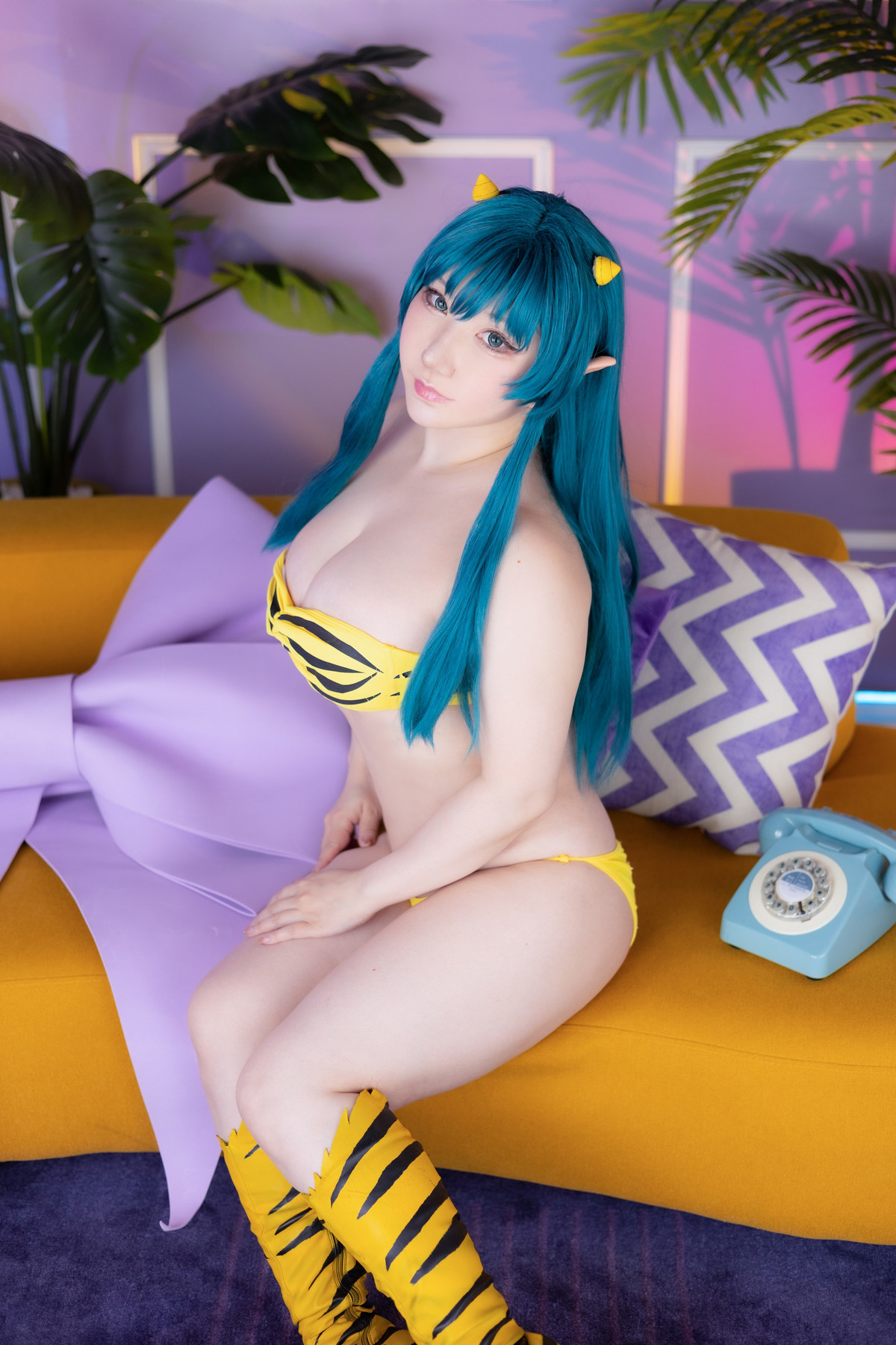 CosplaySAKUサクLumラムうる星やつらSet01收藏必备