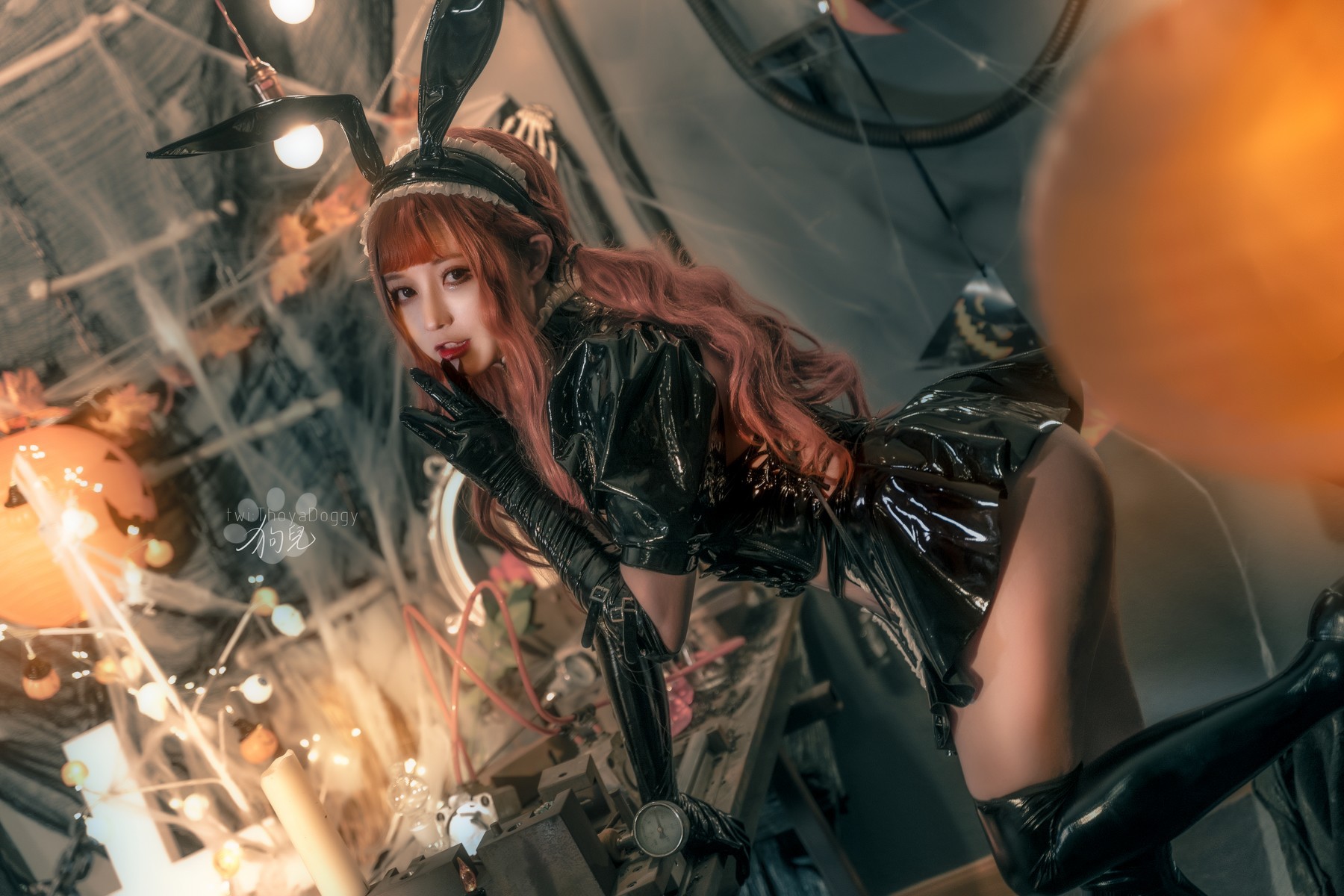 Cosplay奇行家狗崽漆皮兔女仆热门合集