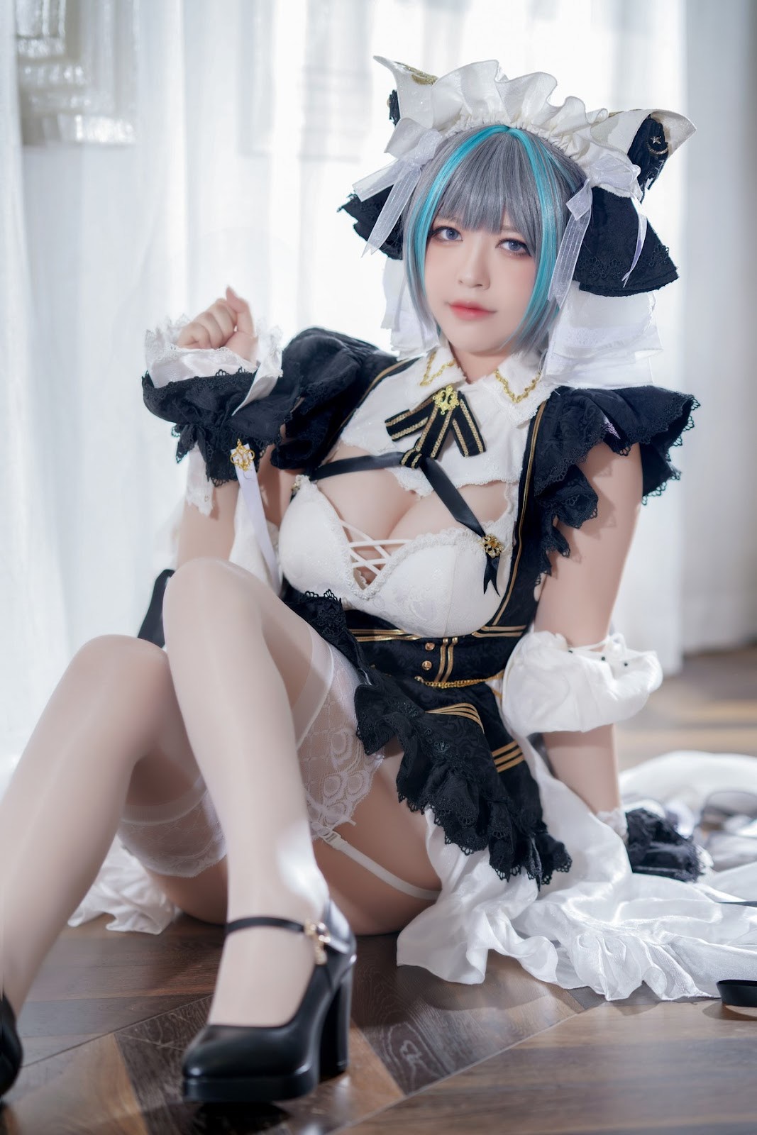 Cosplay半半子柴郡稀有资源