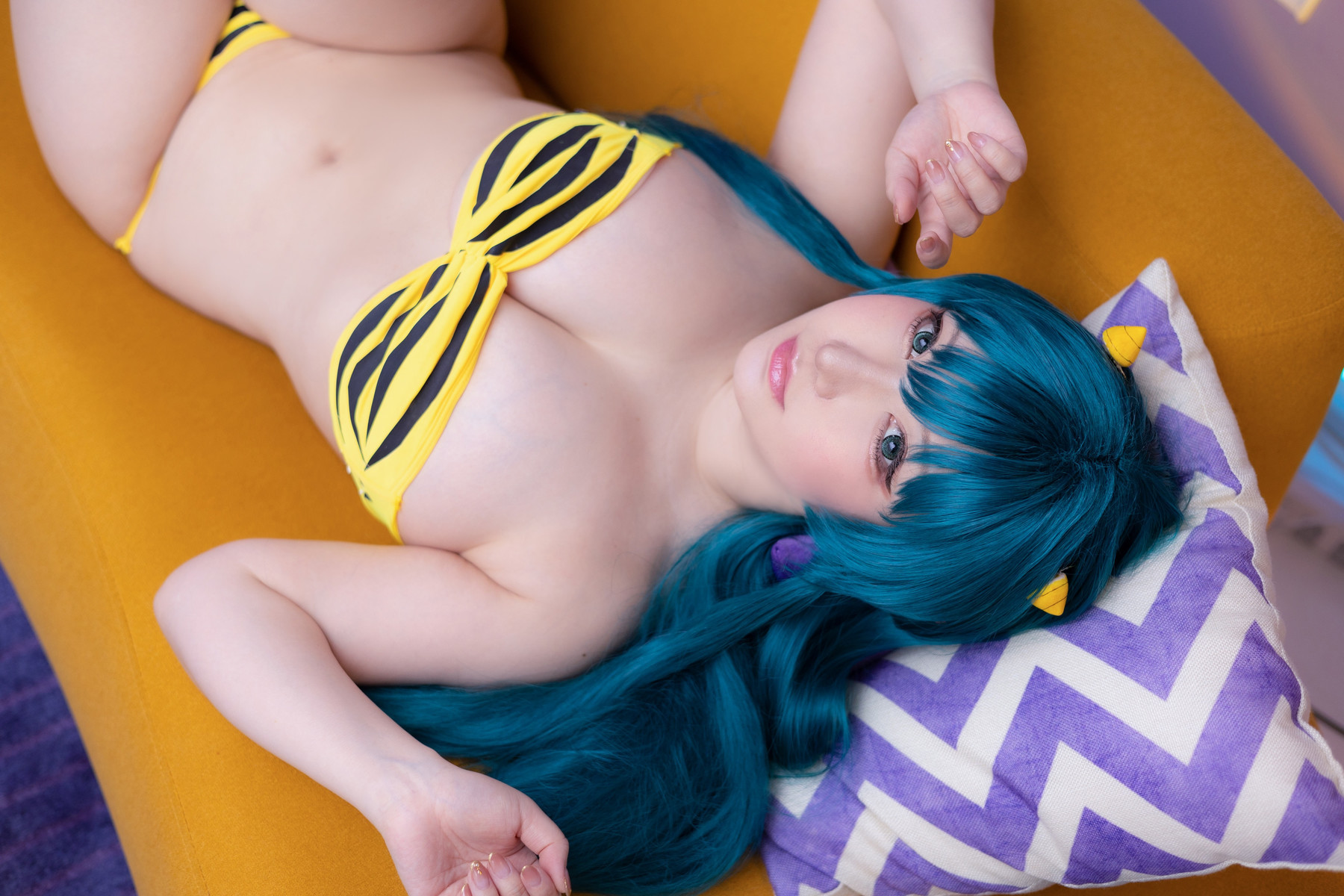 CosplaySAKUサクLumラムうる星やつらSet01收藏必备