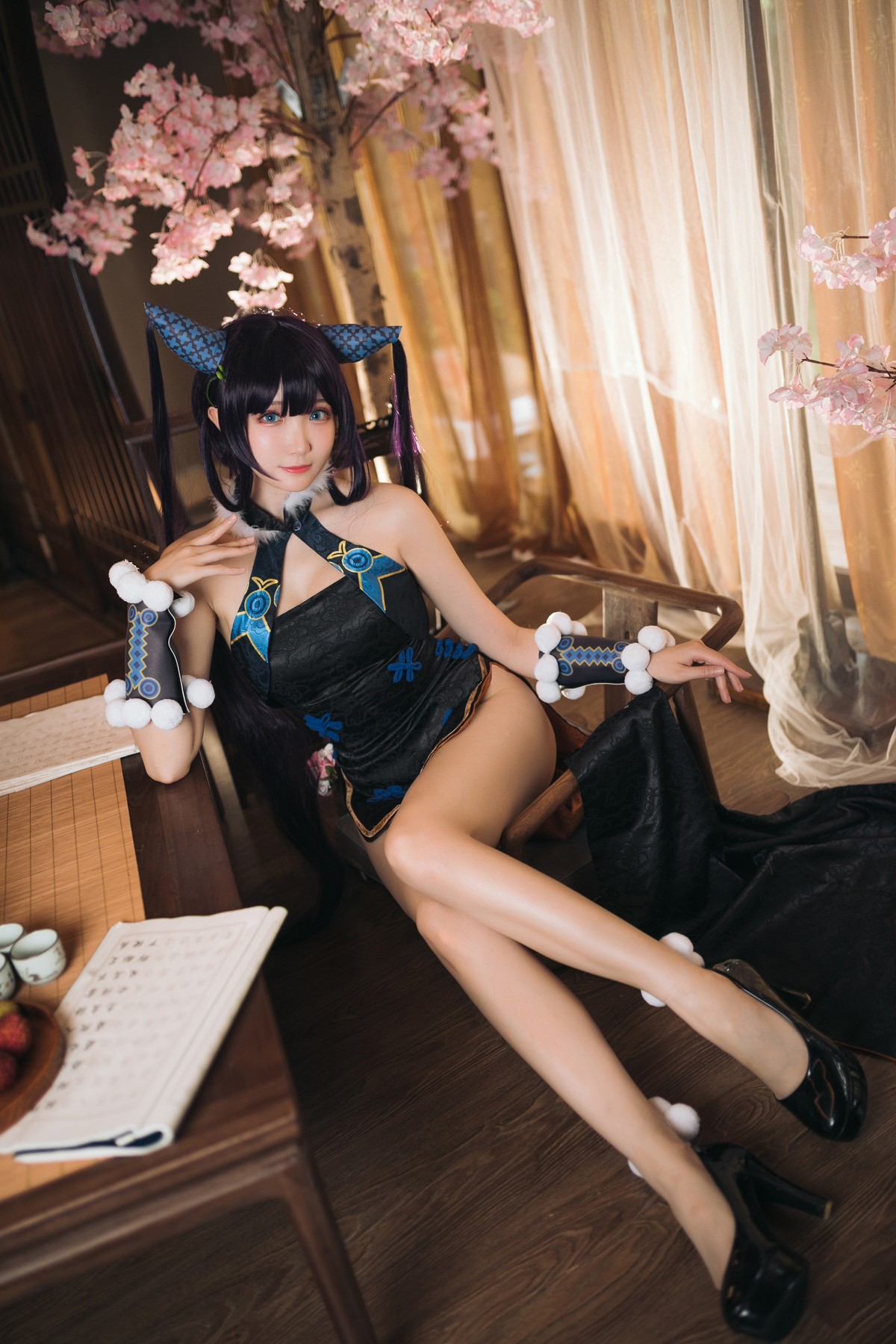 Cosplay瓜希酱杨贵妃套图