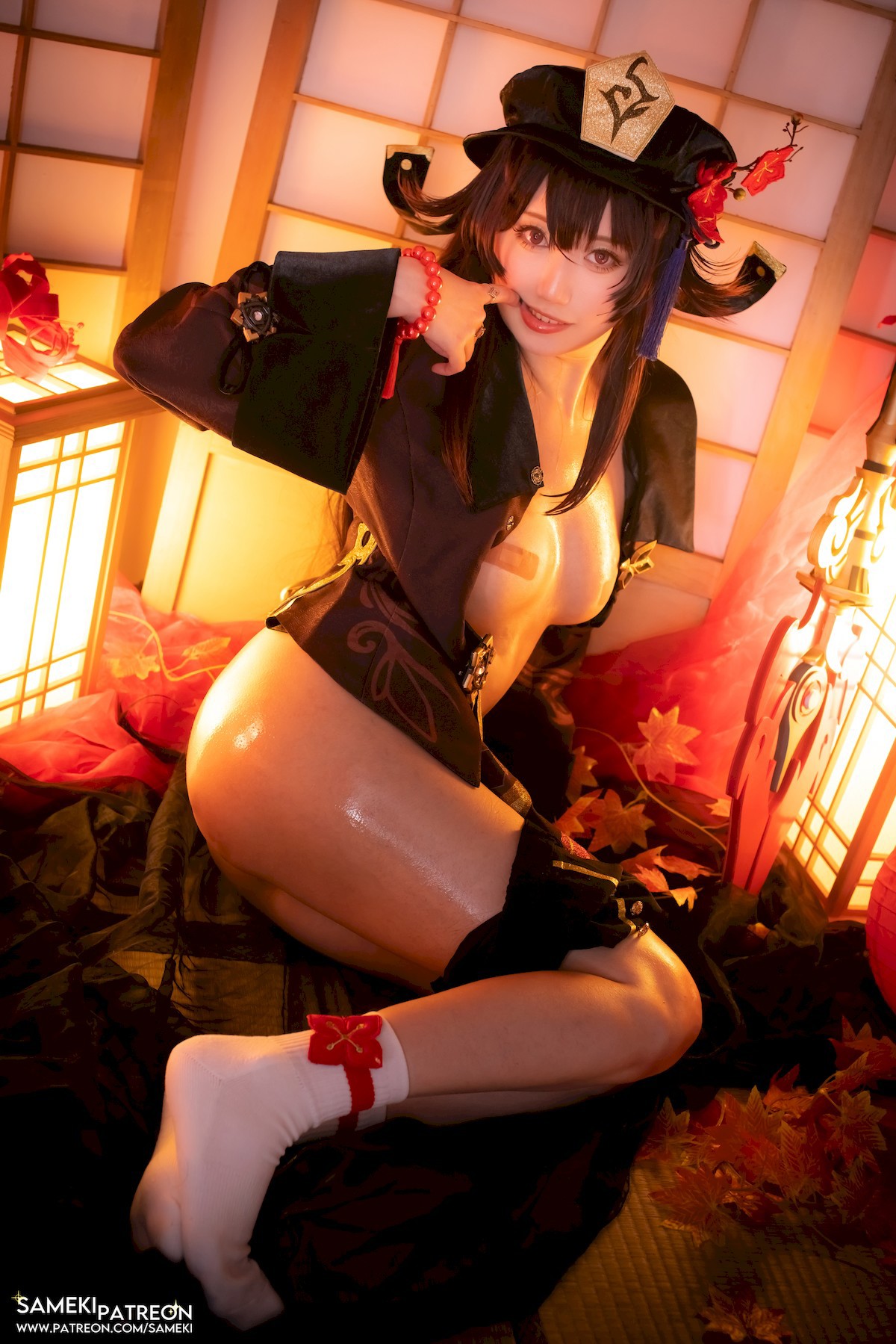 CosplaySAMEKIサメキ原神胡桃爆款写真