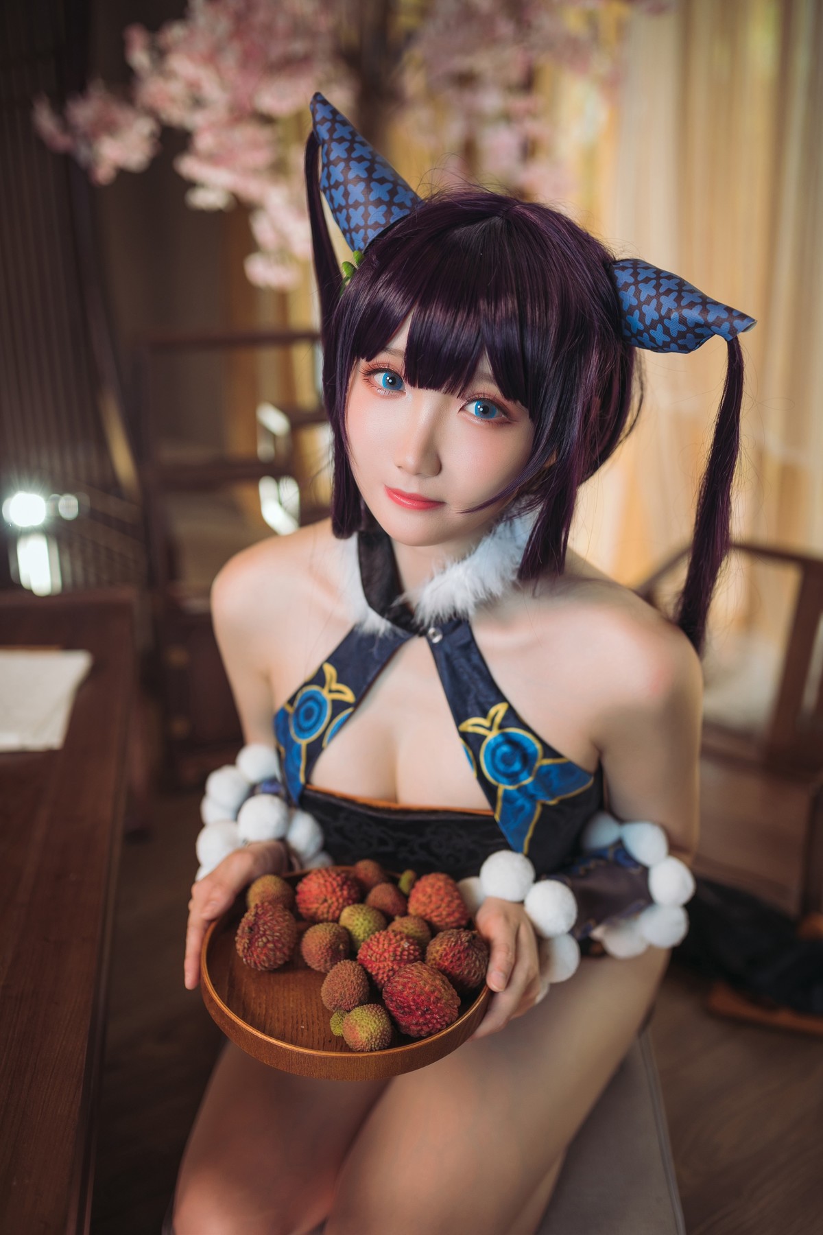 Cosplay瓜希酱杨贵妃套图
