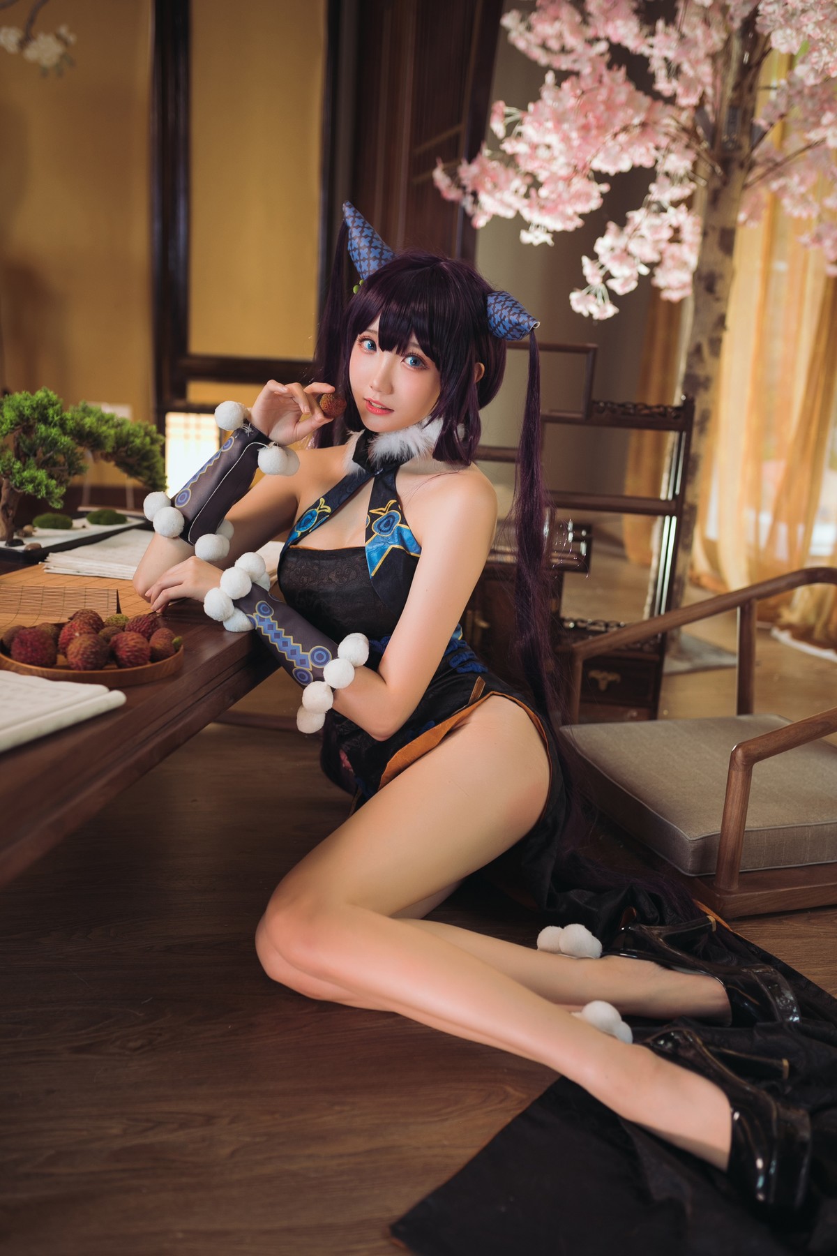 Cosplay瓜希酱杨贵妃套图