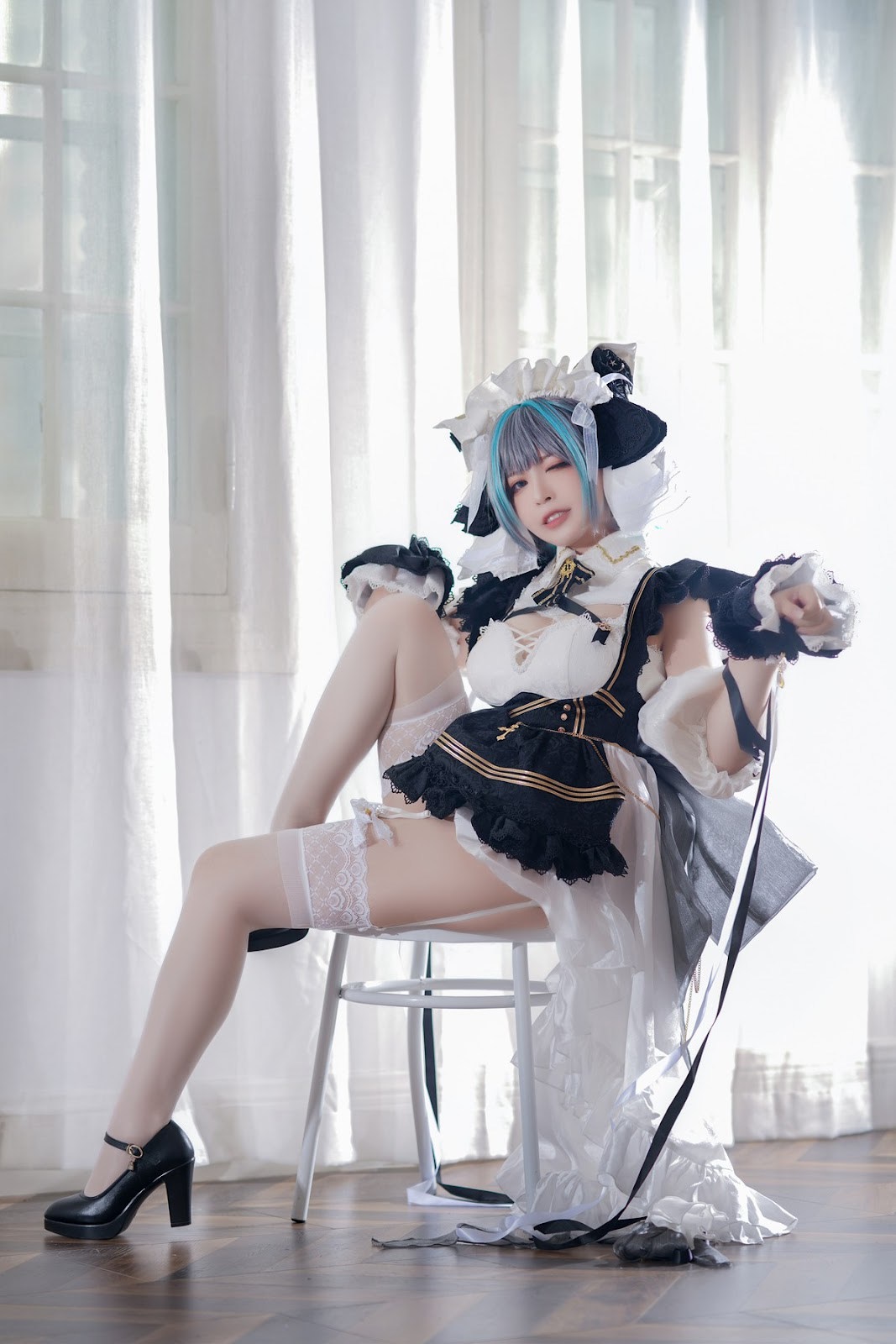 Cosplay半半子柴郡稀有资源