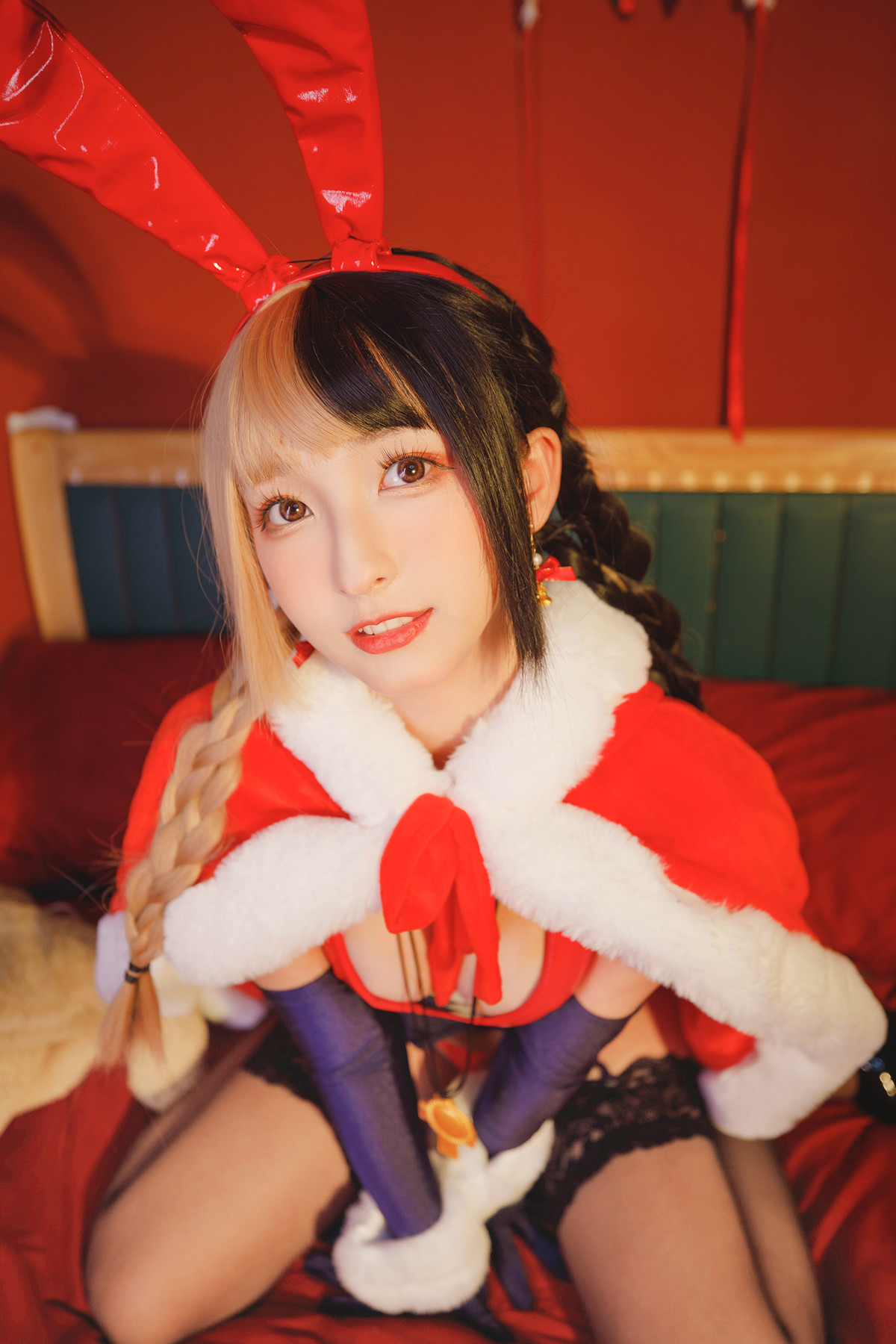 Cosplay神楽坂真冬绝对企画圣诞小鹿鹿の恩返しSet02写真大全