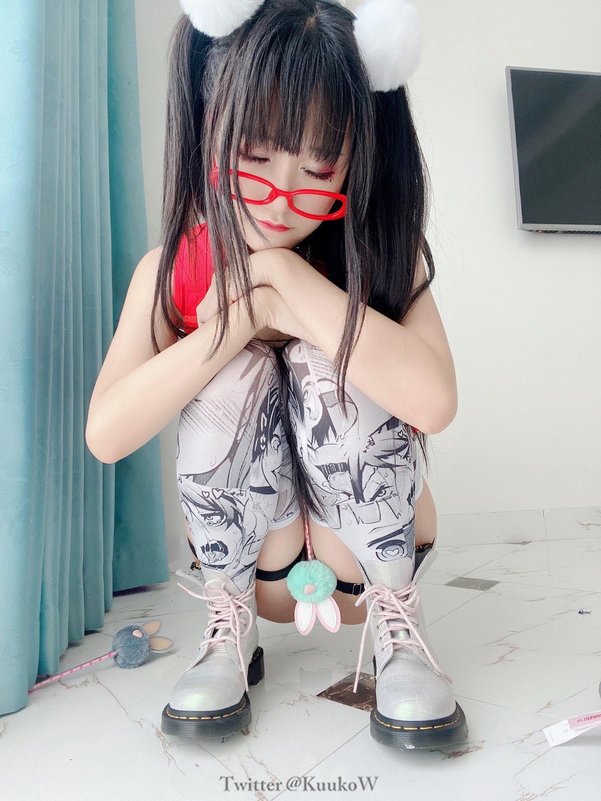 CosplayKuukoWクー子MeganeChan热门写真