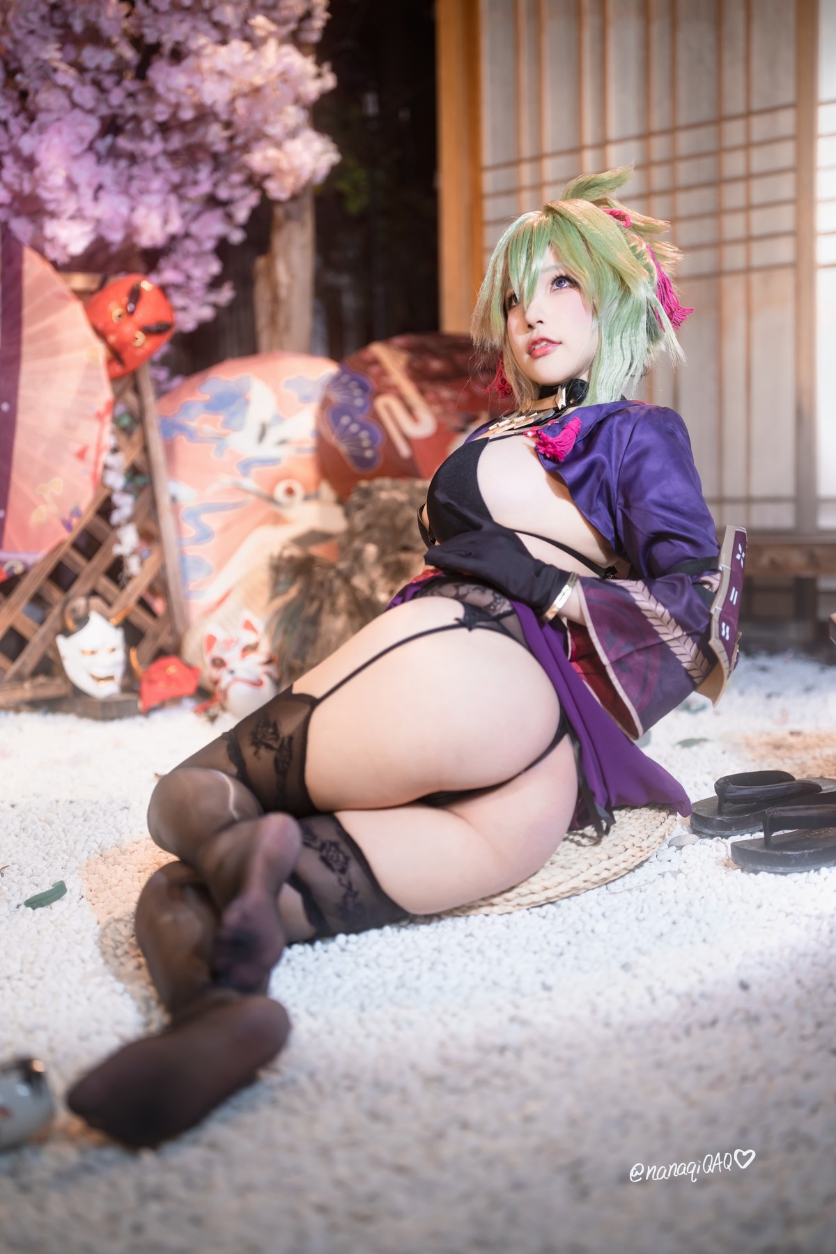 Cosplay七七娜娜子久岐忍同人首发资源