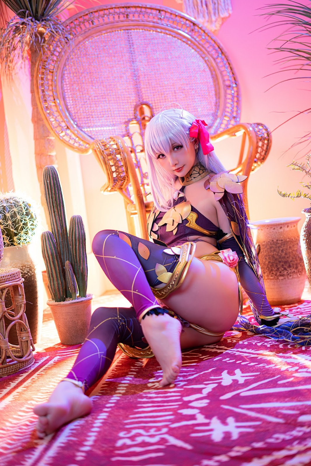 Cosplay星之迟迟Hoshilily秘密花园伽摩写真大全