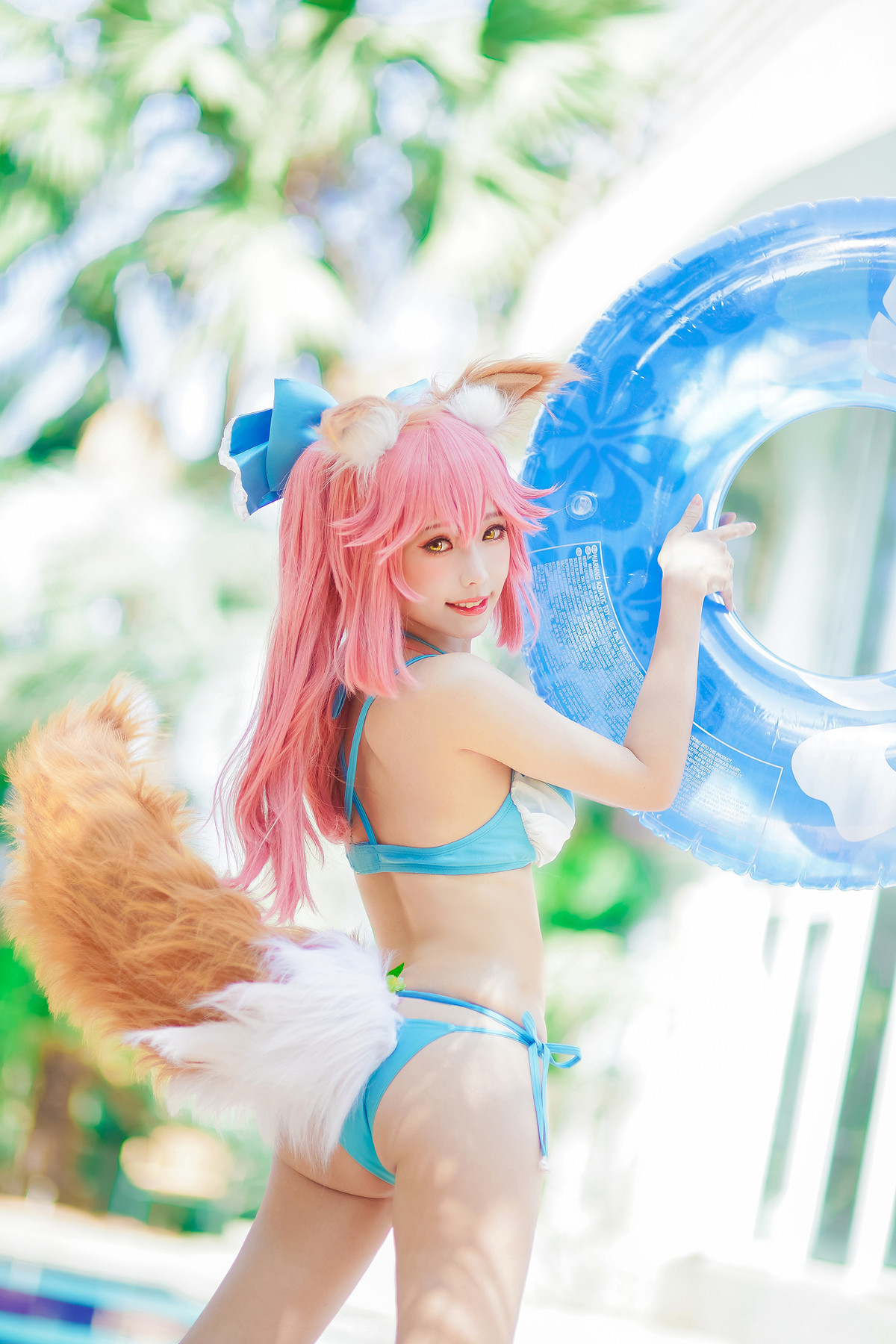 CosplayElyEE子玉藻前泳池写真集